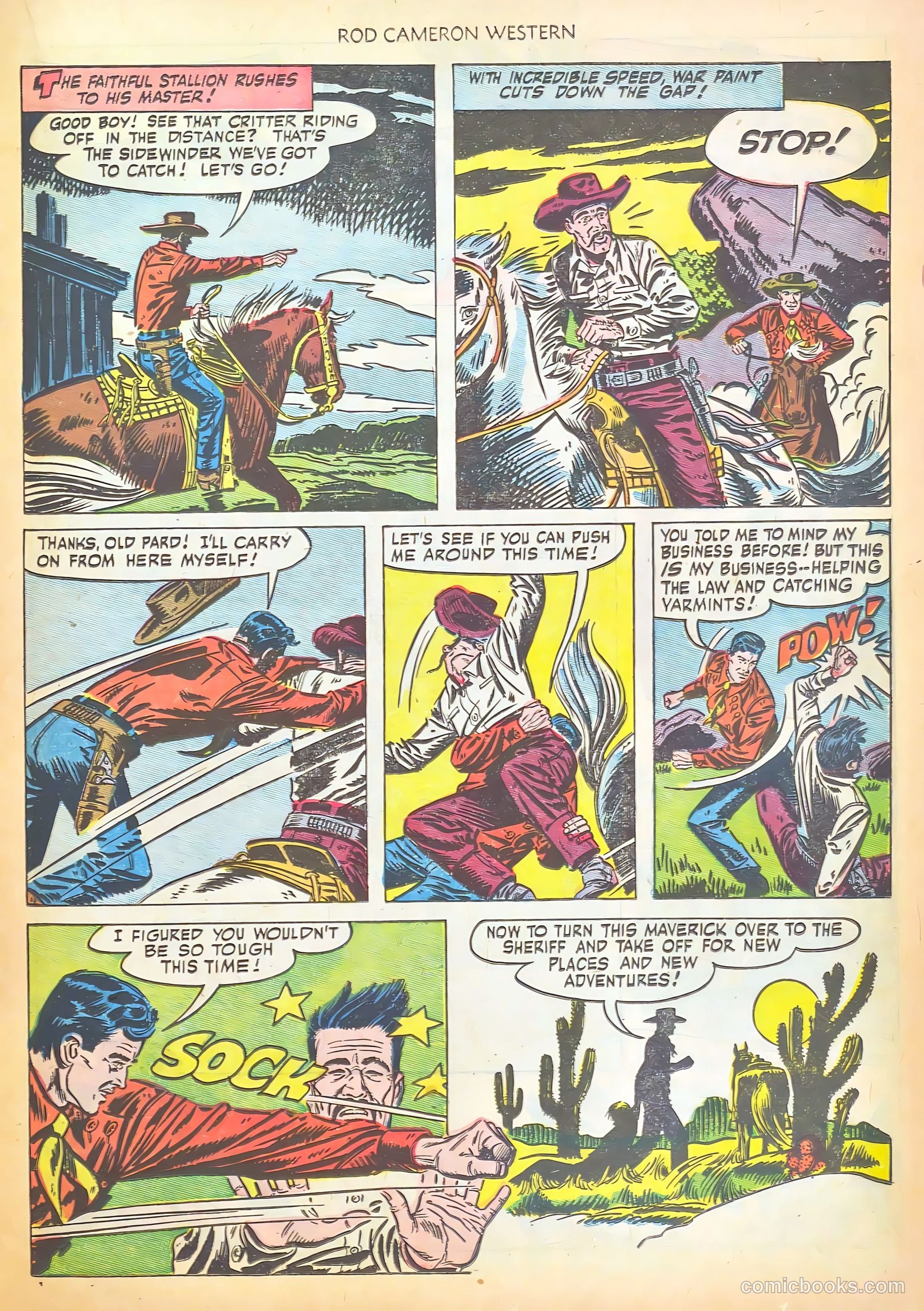 Rod Cameron Western #16 (1952) — page 21 of 36