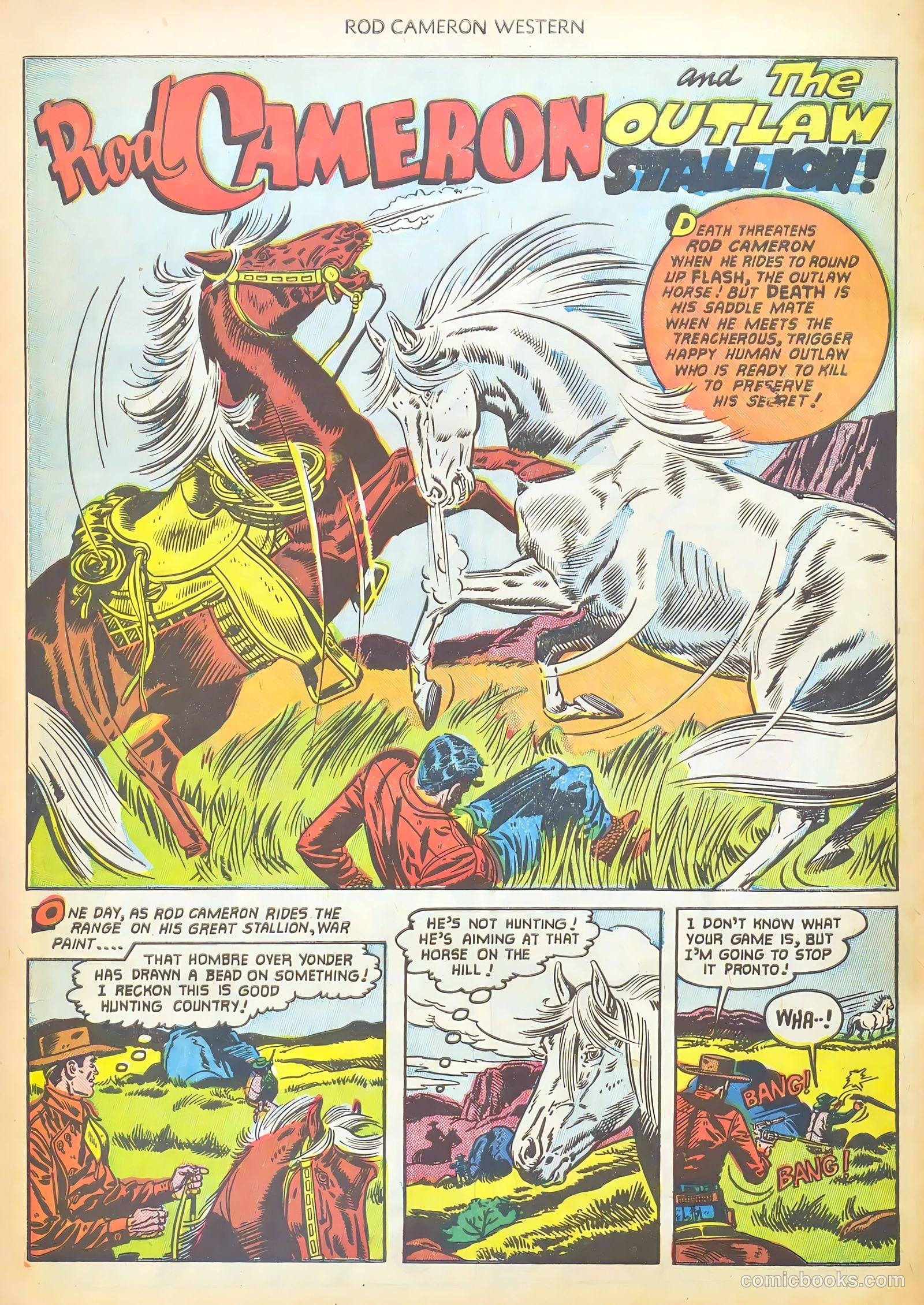Rod Cameron Western #16 (1952) — page 28 of 36