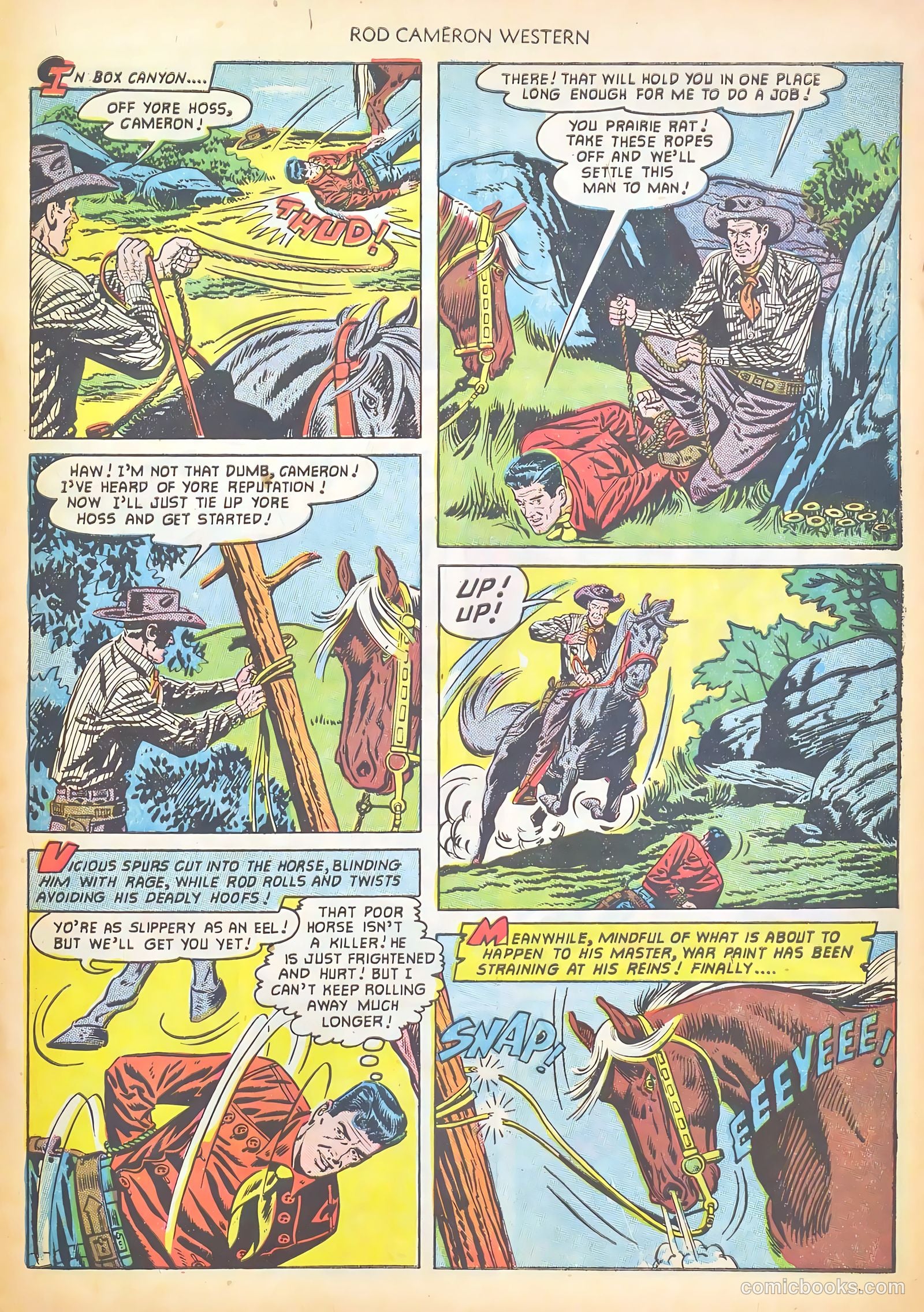 Rod Cameron Western #16 (1952) — page 33 of 36