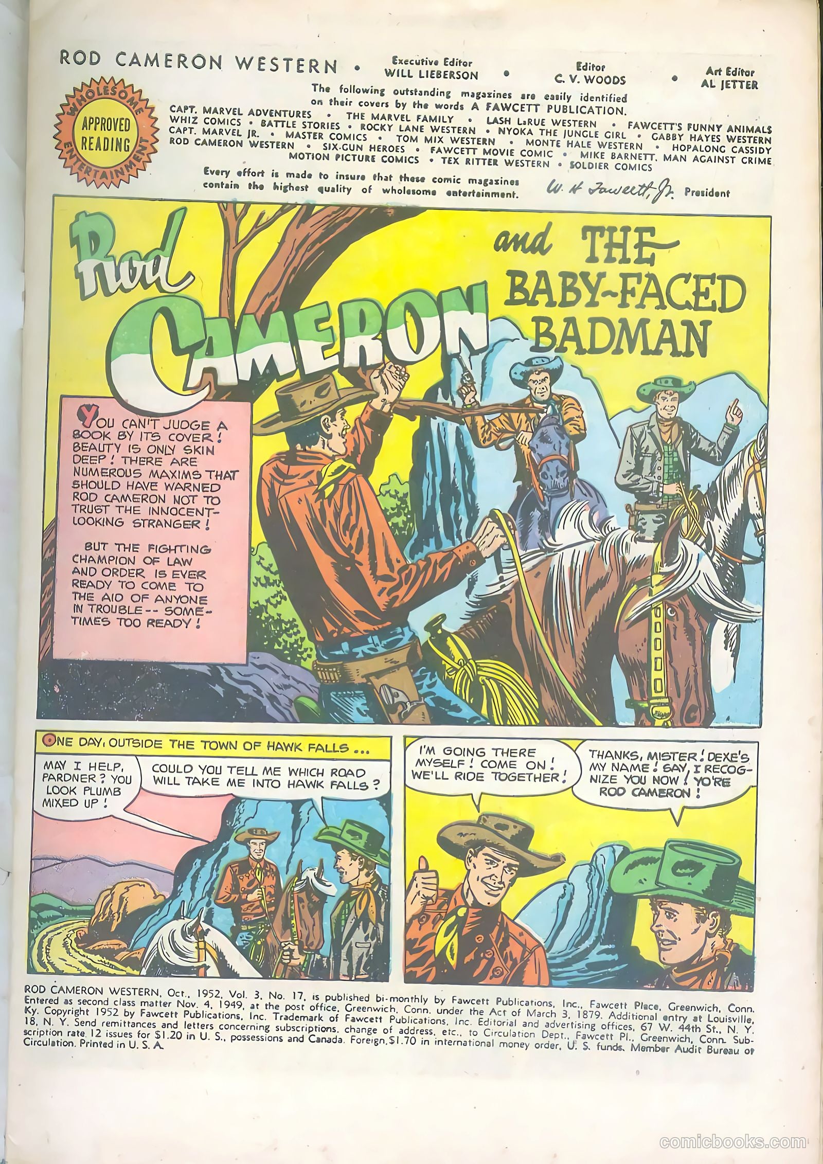 Rod Cameron Western #17 (1952) — page 3 of 36