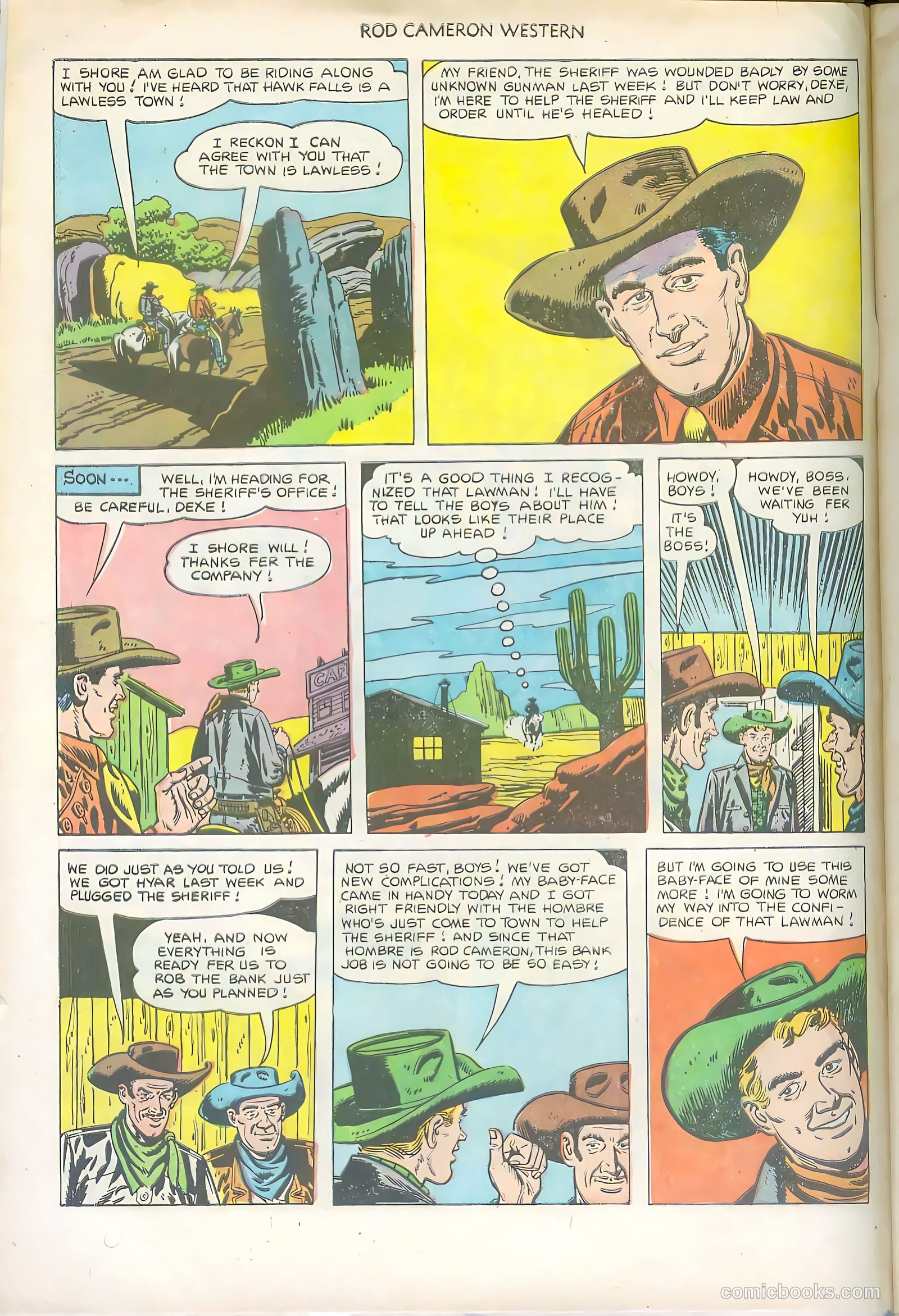 Rod Cameron Western #17 (1952) — page 4 of 36