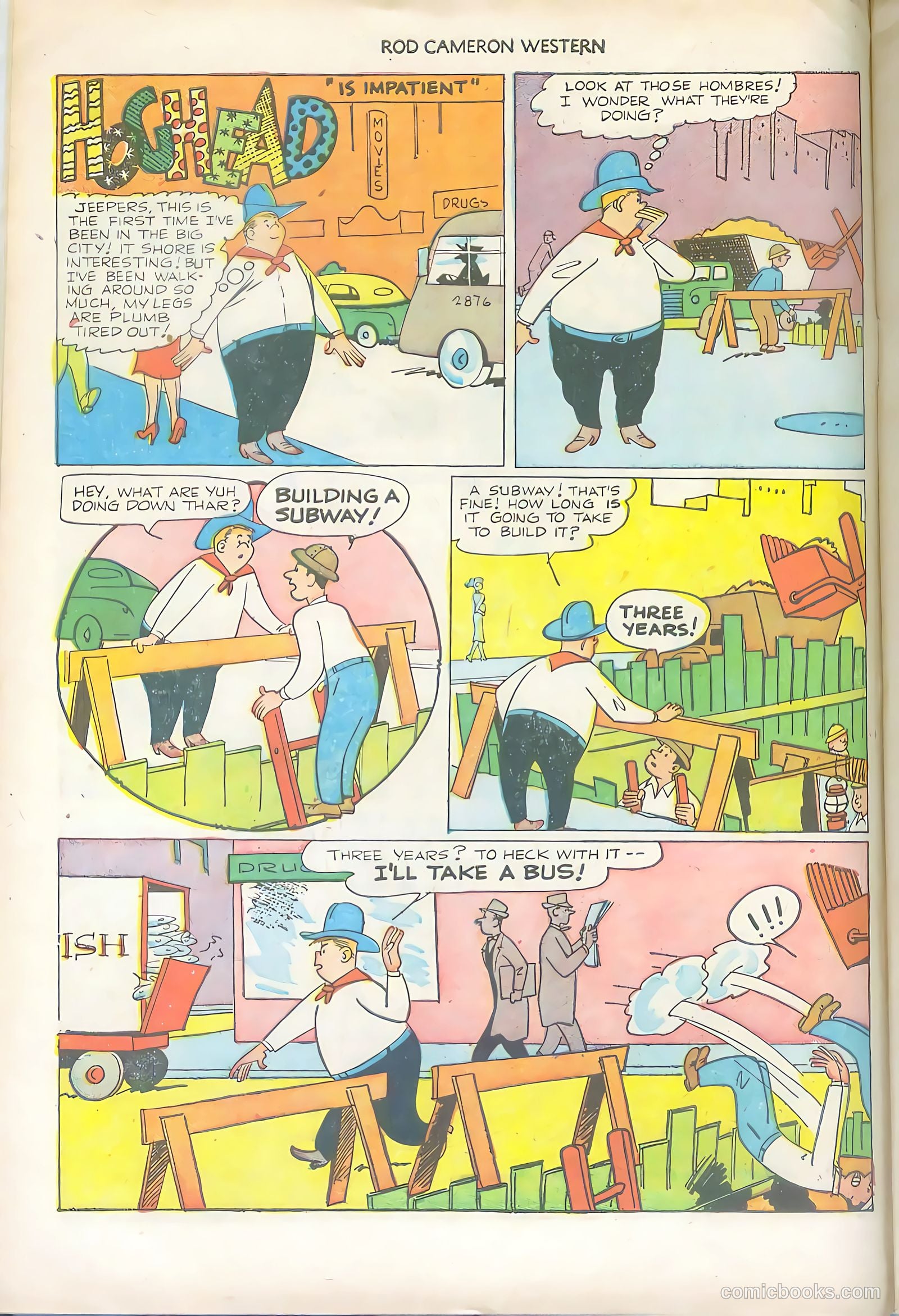 Rod Cameron Western #17 (1952) — page 10 of 36