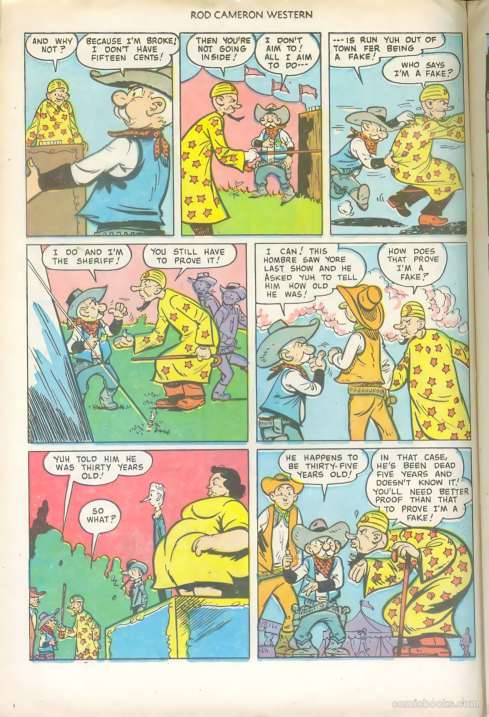 Rod Cameron Western #17 (1952) — page 14 of 36