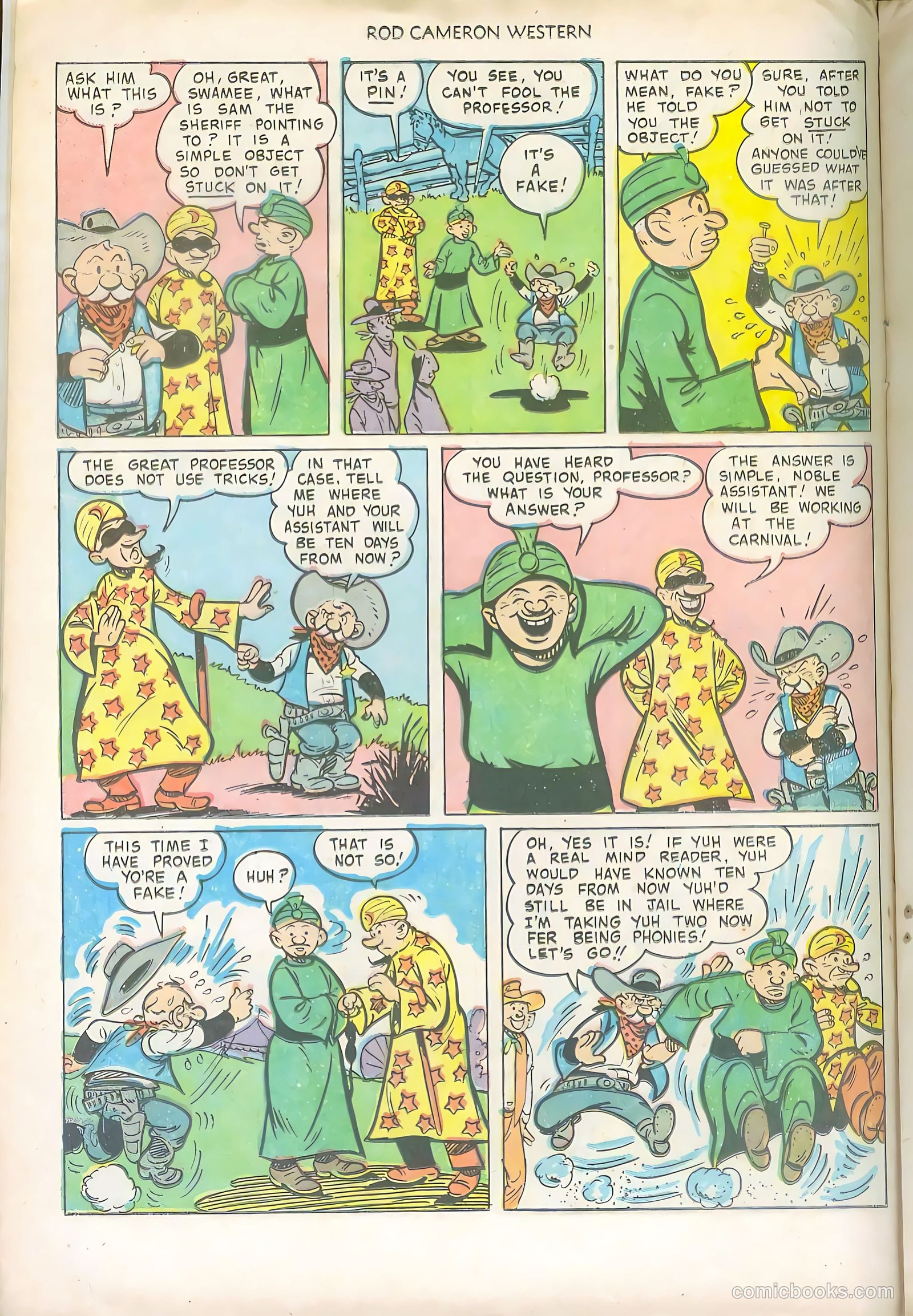 Rod Cameron Western #17 (1952) — page 16 of 36