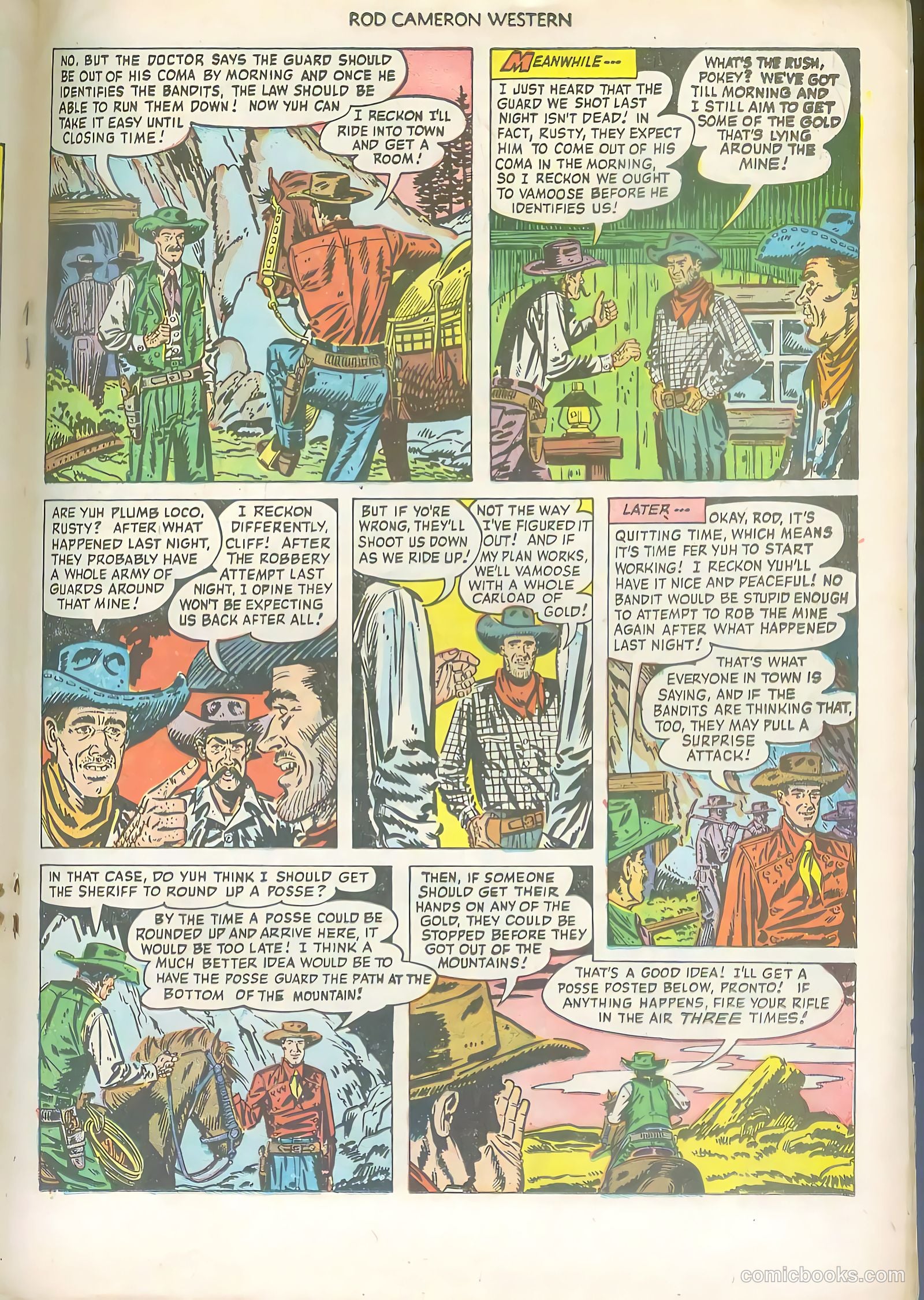 Rod Cameron Western #17 (1952) — page 19 of 36