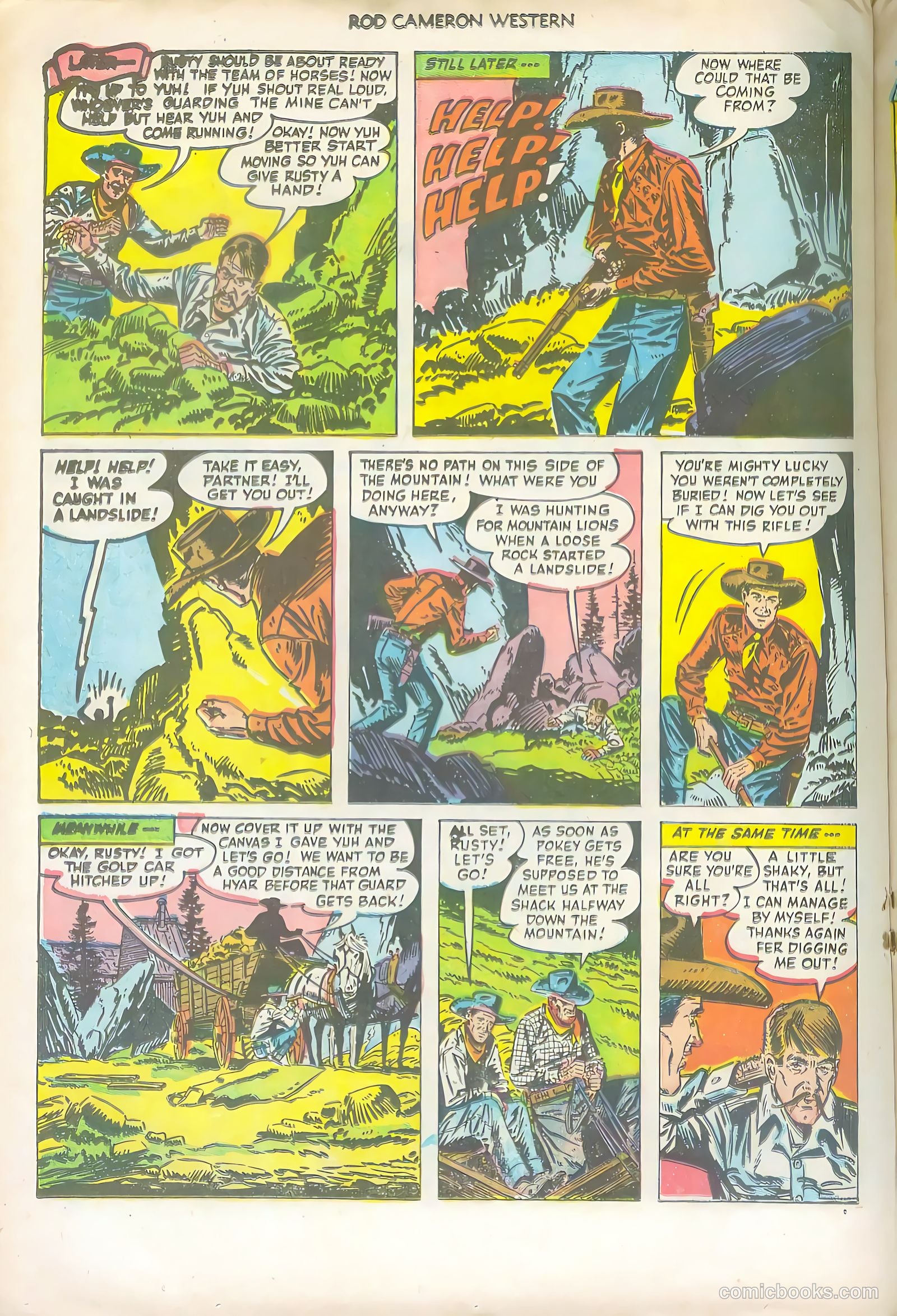 Rod Cameron Western #17 (1952) — page 20 of 36