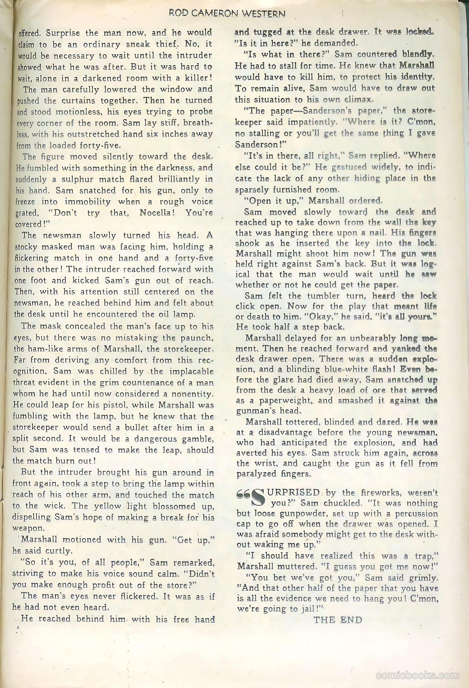 Rod Cameron Western #17 (1952) — page 25 of 36