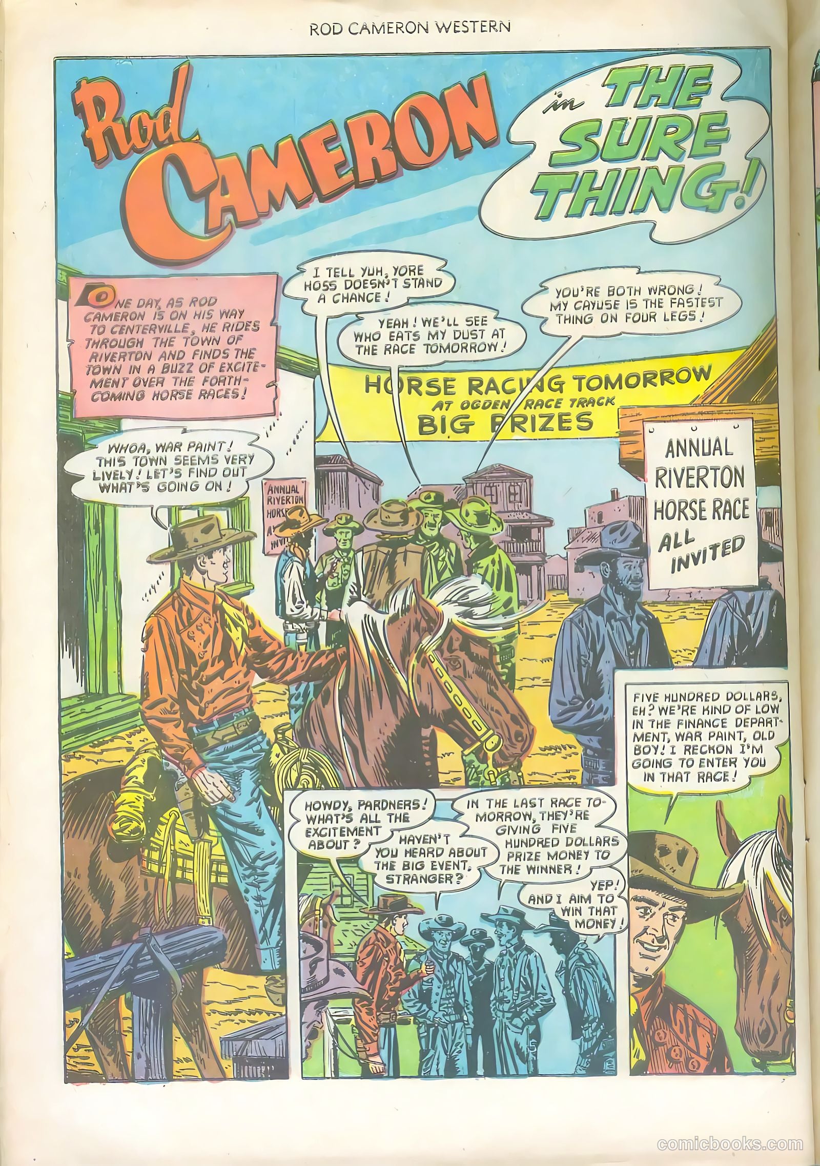 Rod Cameron Western #17 (1952) — page 28 of 36