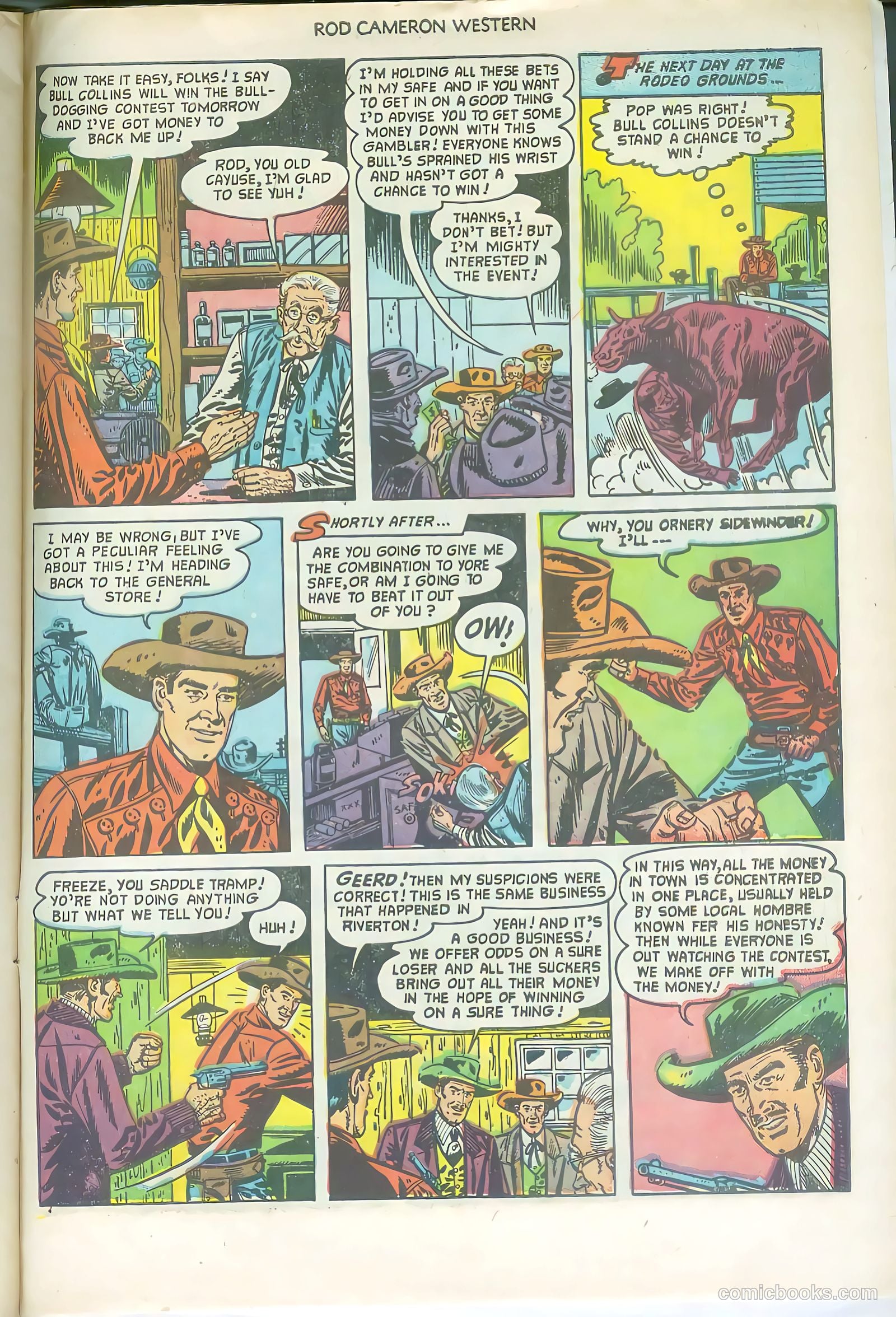 Rod Cameron Western #17 (1952) — page 31 of 36