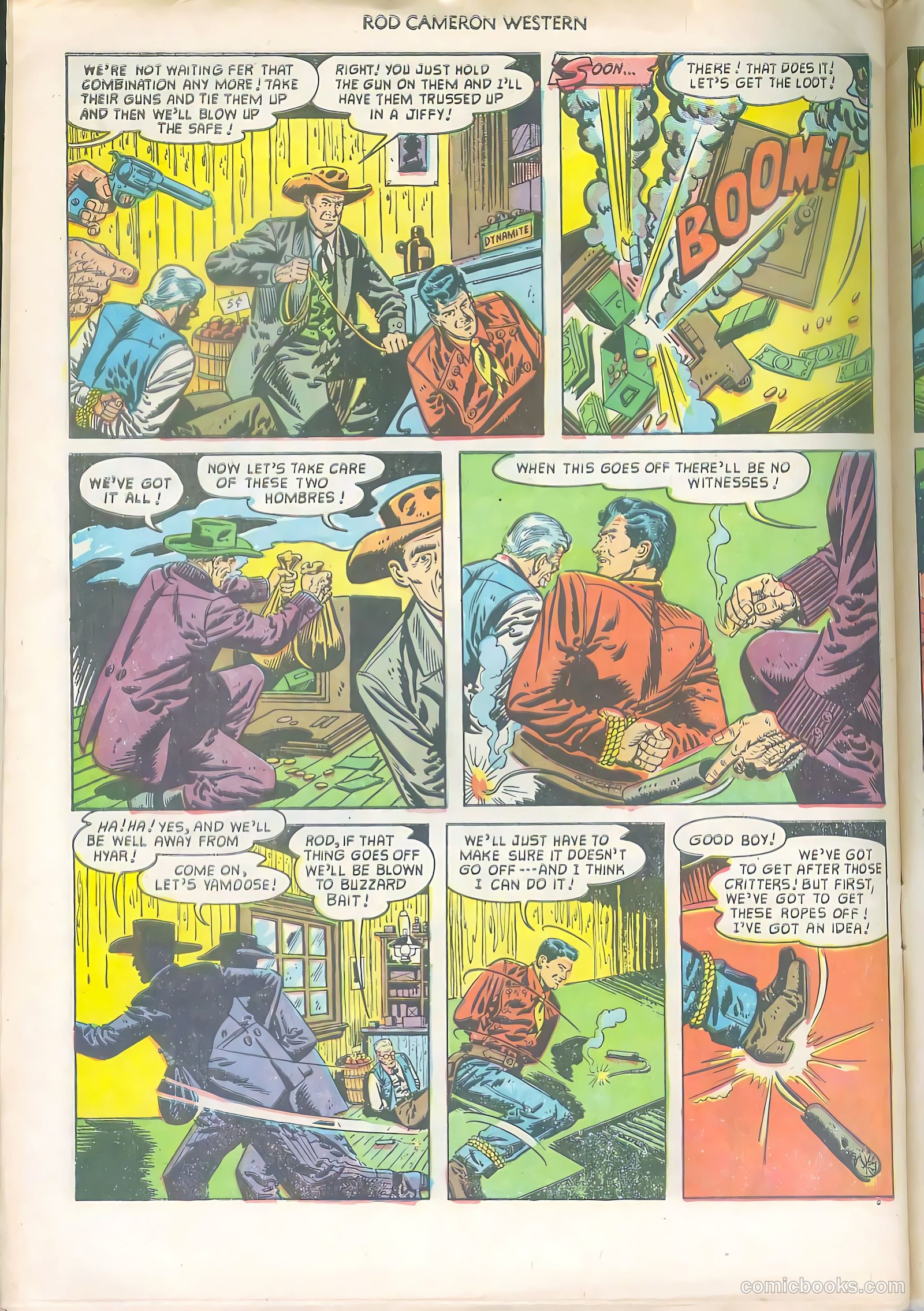 Rod Cameron Western #17 (1952) — page 32 of 36