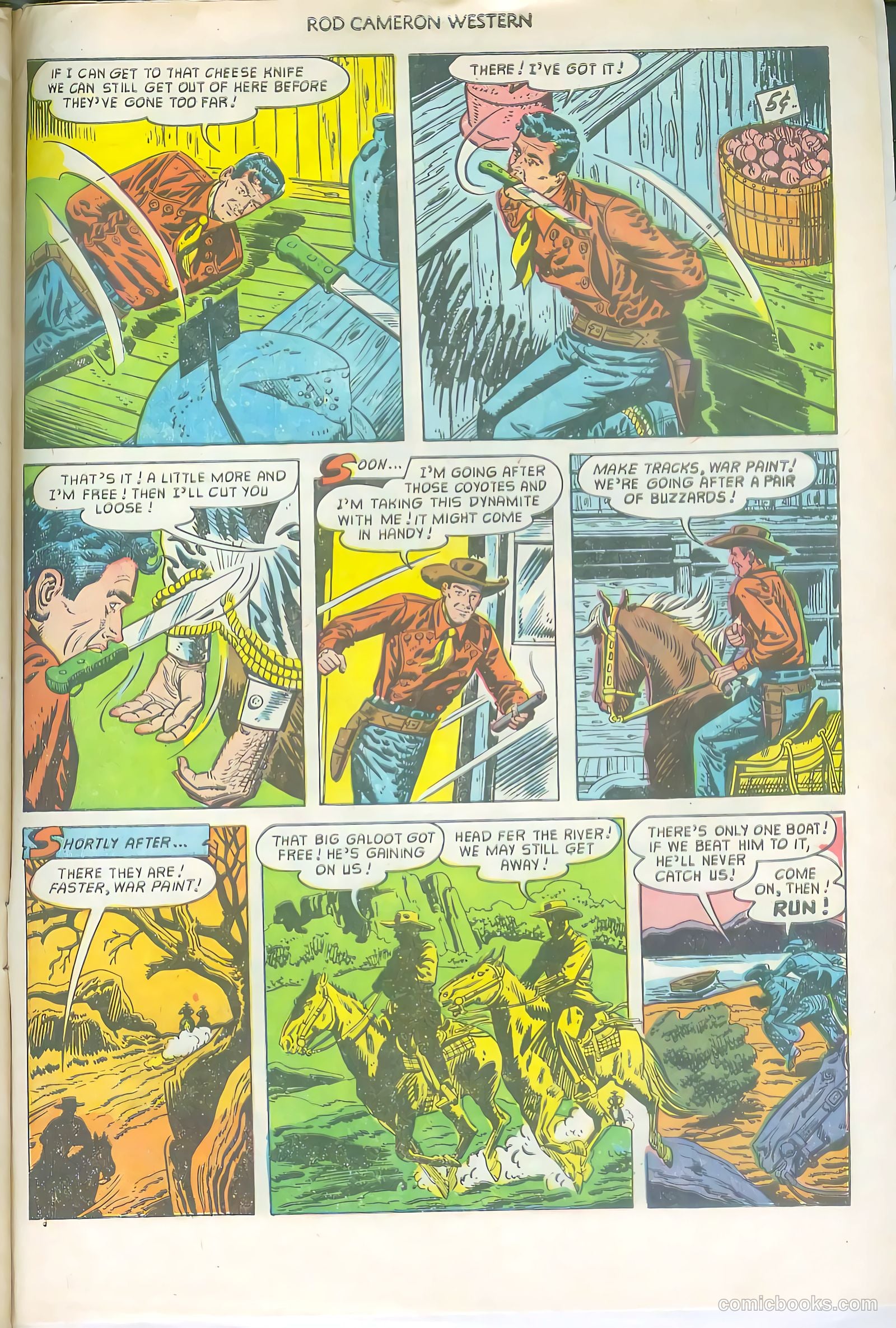 Rod Cameron Western #17 (1952) — page 33 of 36