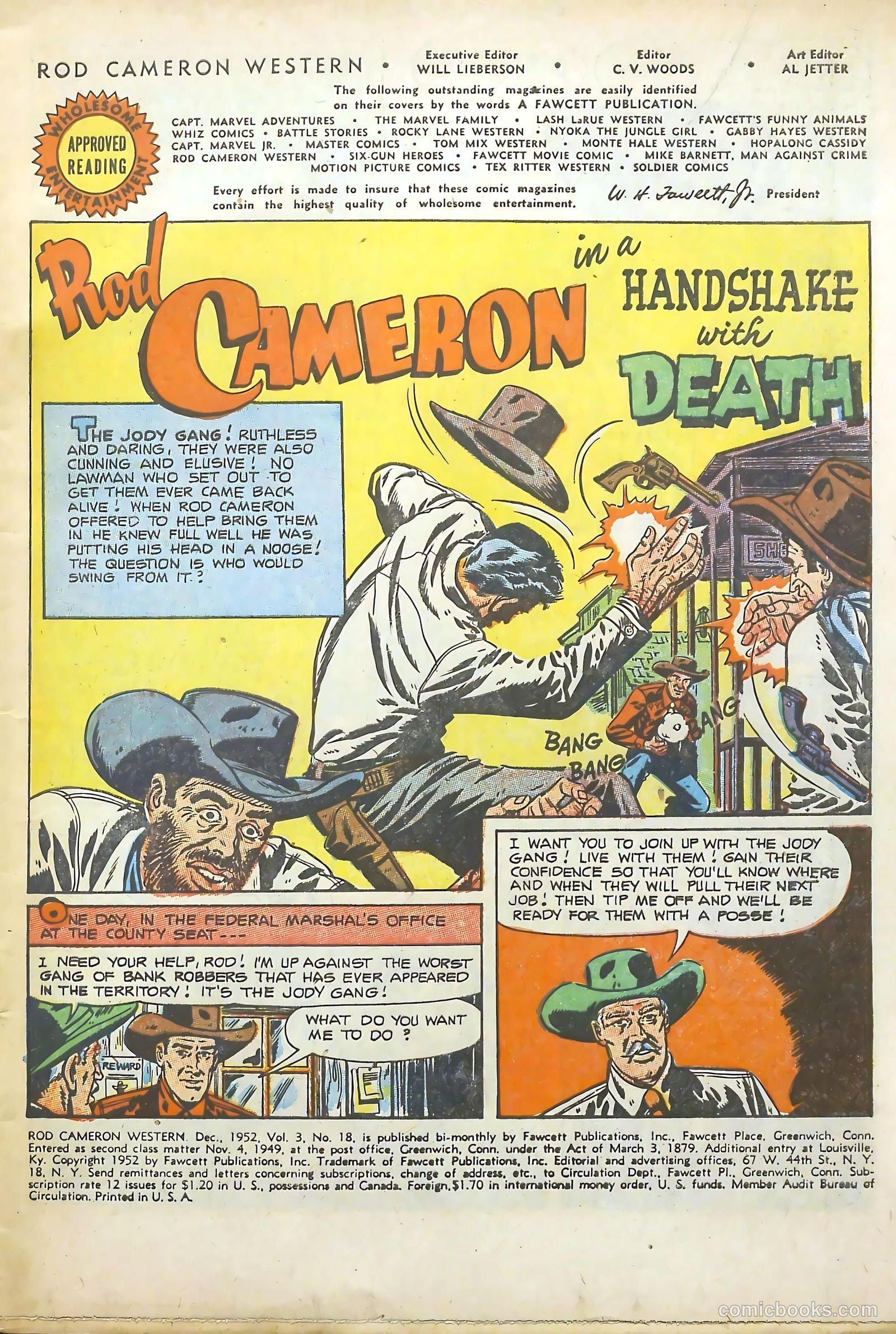 Rod Cameron Western #18 (1952) — page 3 of 36