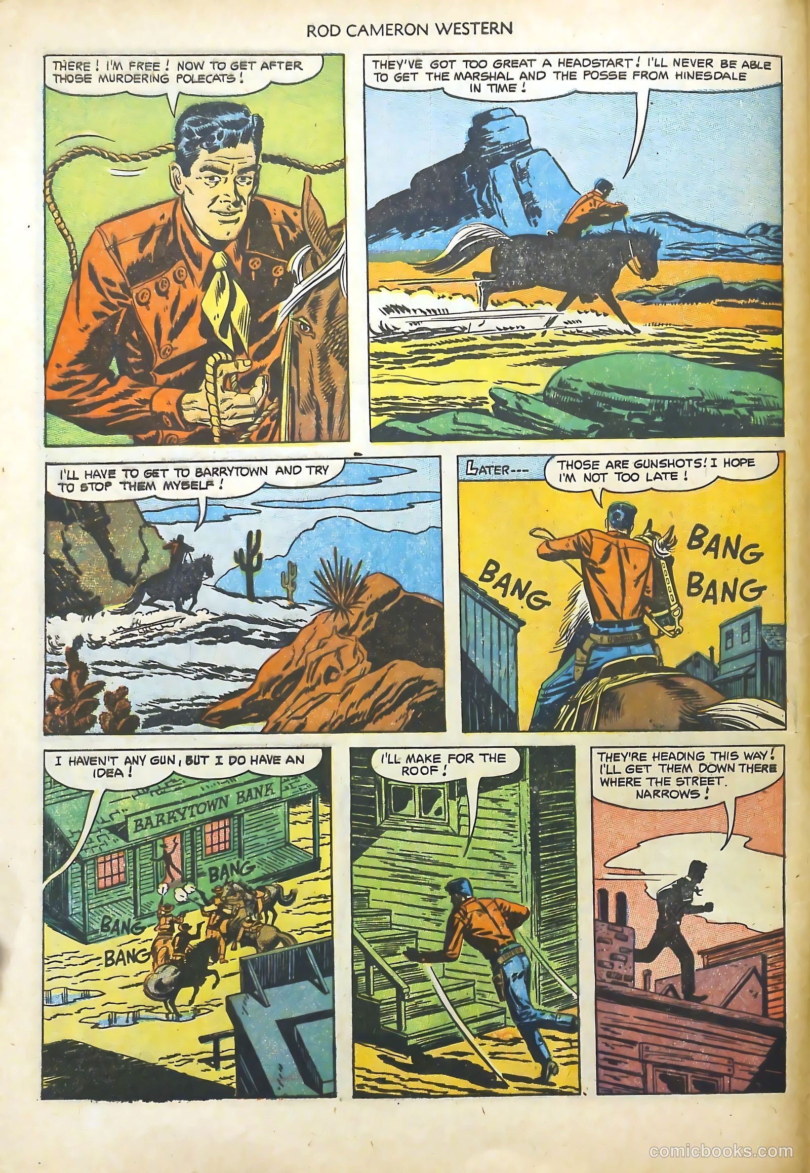 Rod Cameron Western #18 (1952) — page 8 of 36