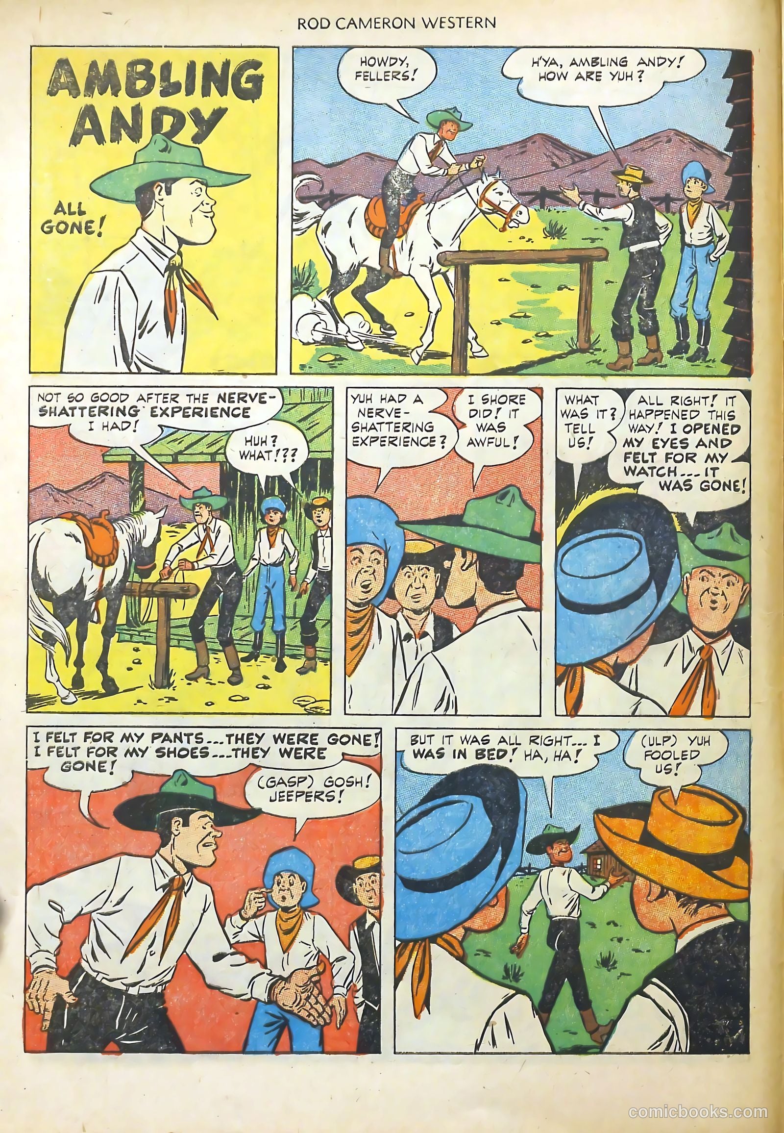 Rod Cameron Western #18 (1952) — page 10 of 36