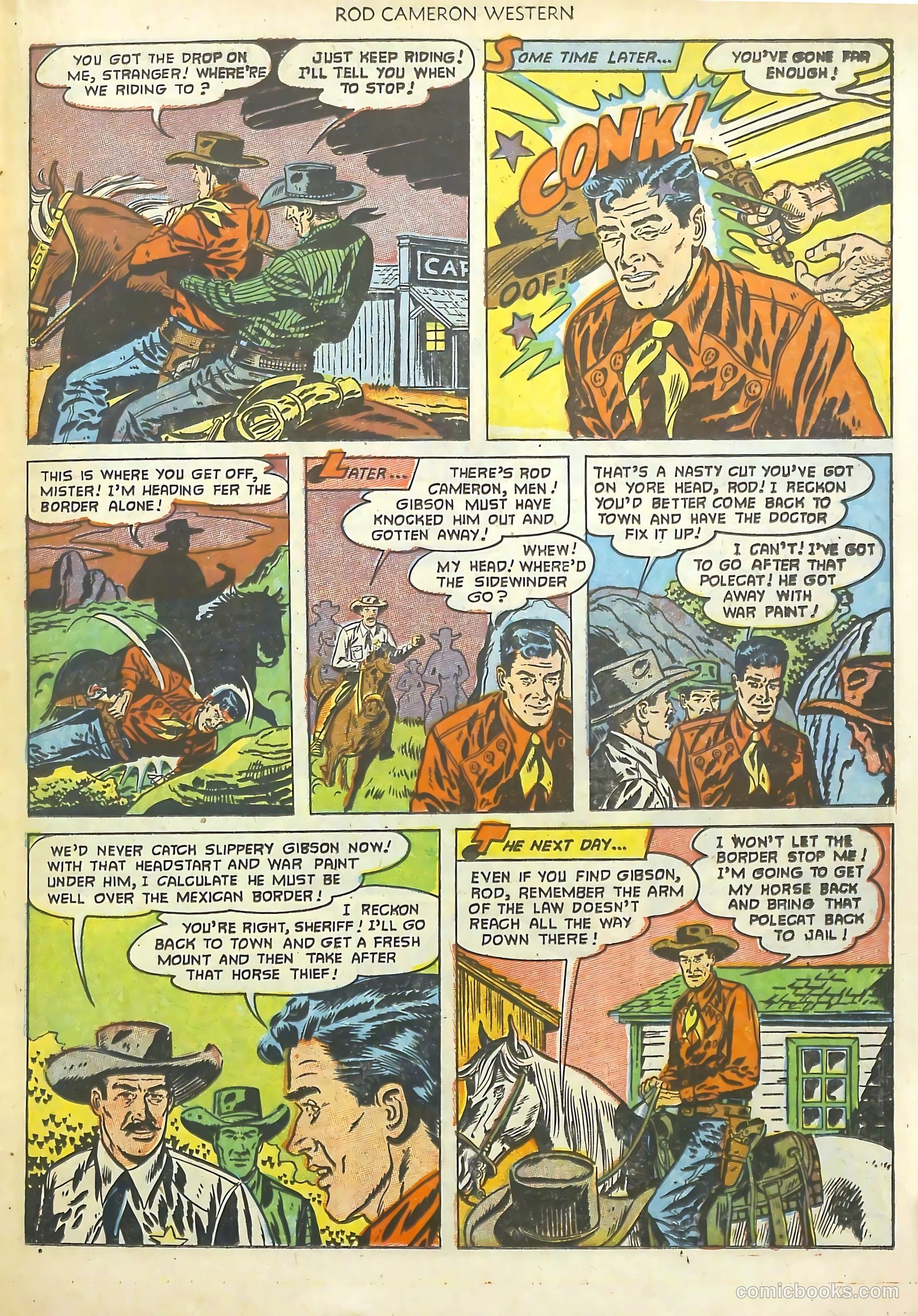 Rod Cameron Western #18 (1952) — page 19 of 36