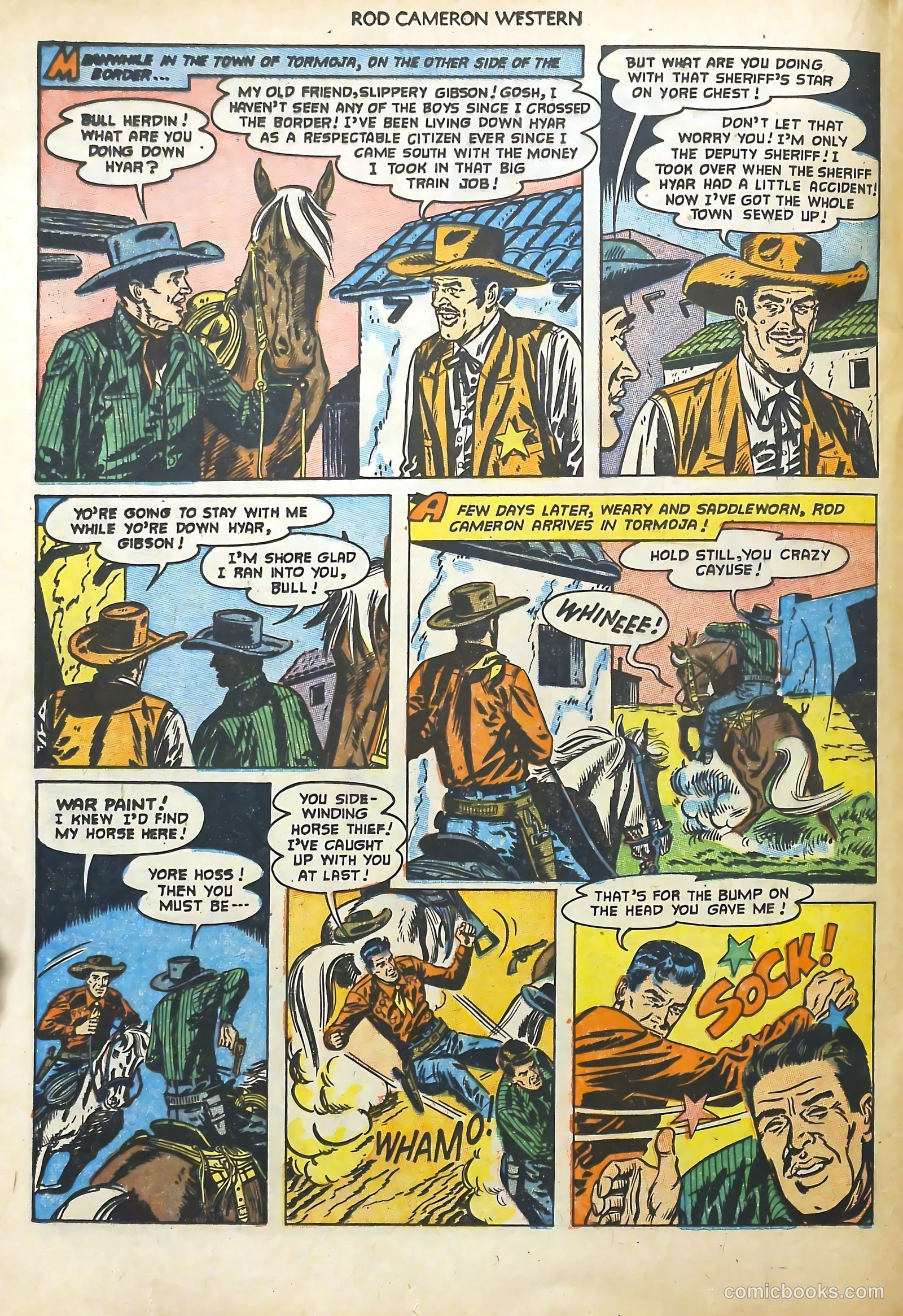 Rod Cameron Western #18 (1952) — page 20 of 36