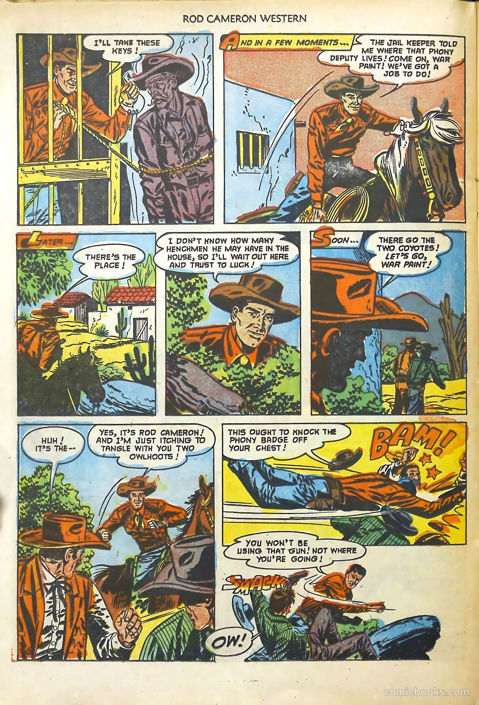 Rod Cameron Western #18 (1952) — page 22 of 36