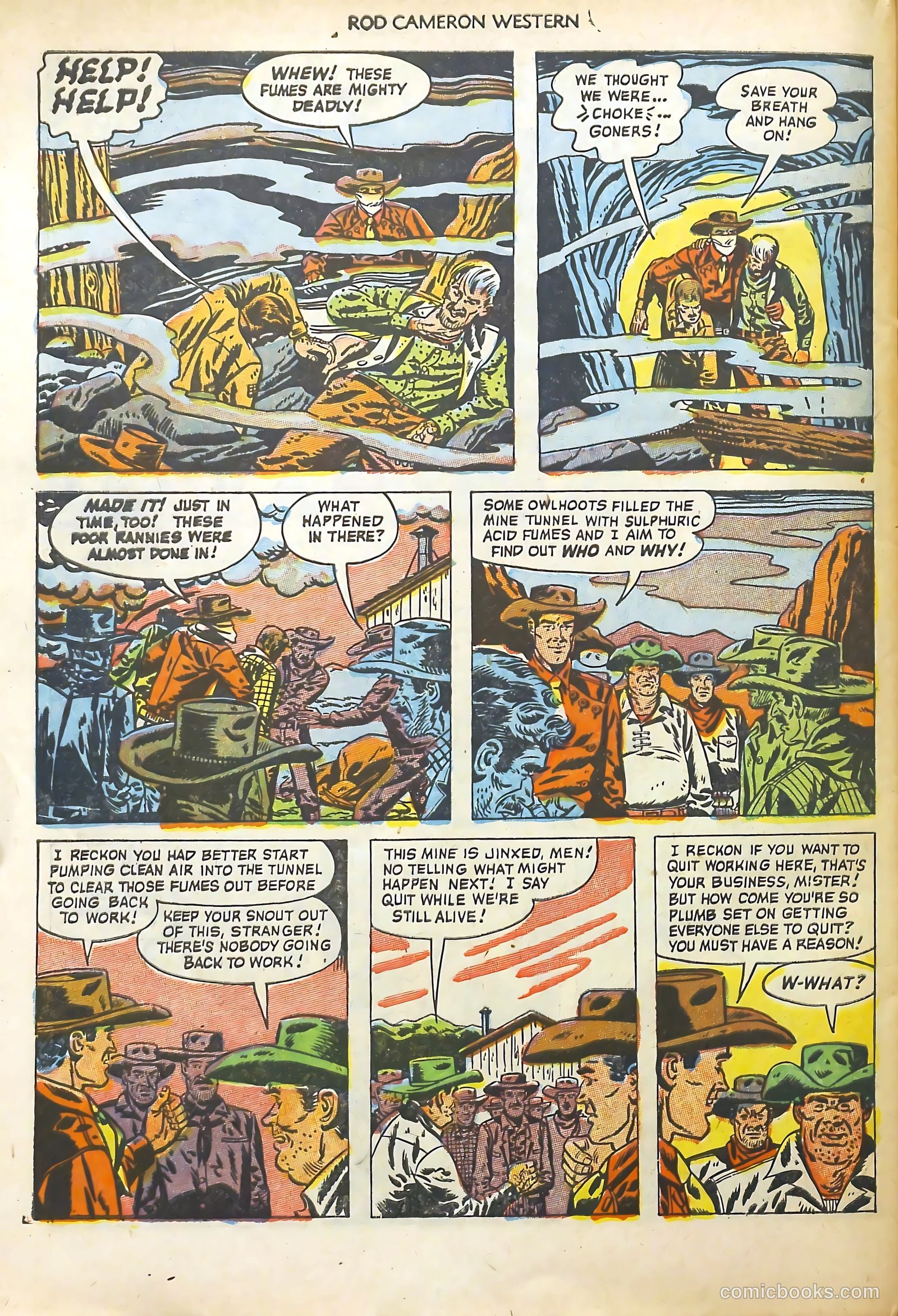 Rod Cameron Western #18 (1952) — page 30 of 36