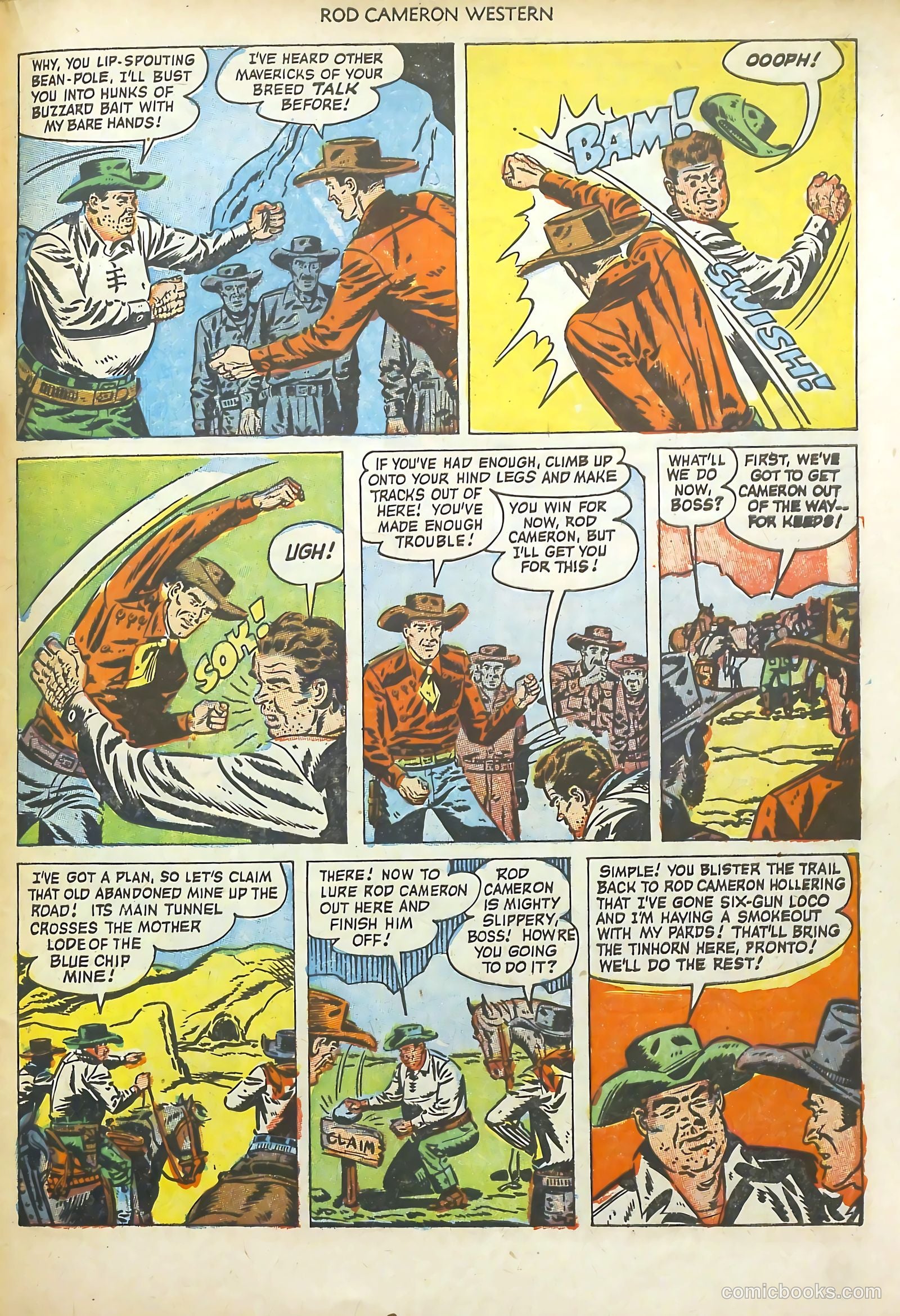 Rod Cameron Western #18 (1952) — page 31 of 36