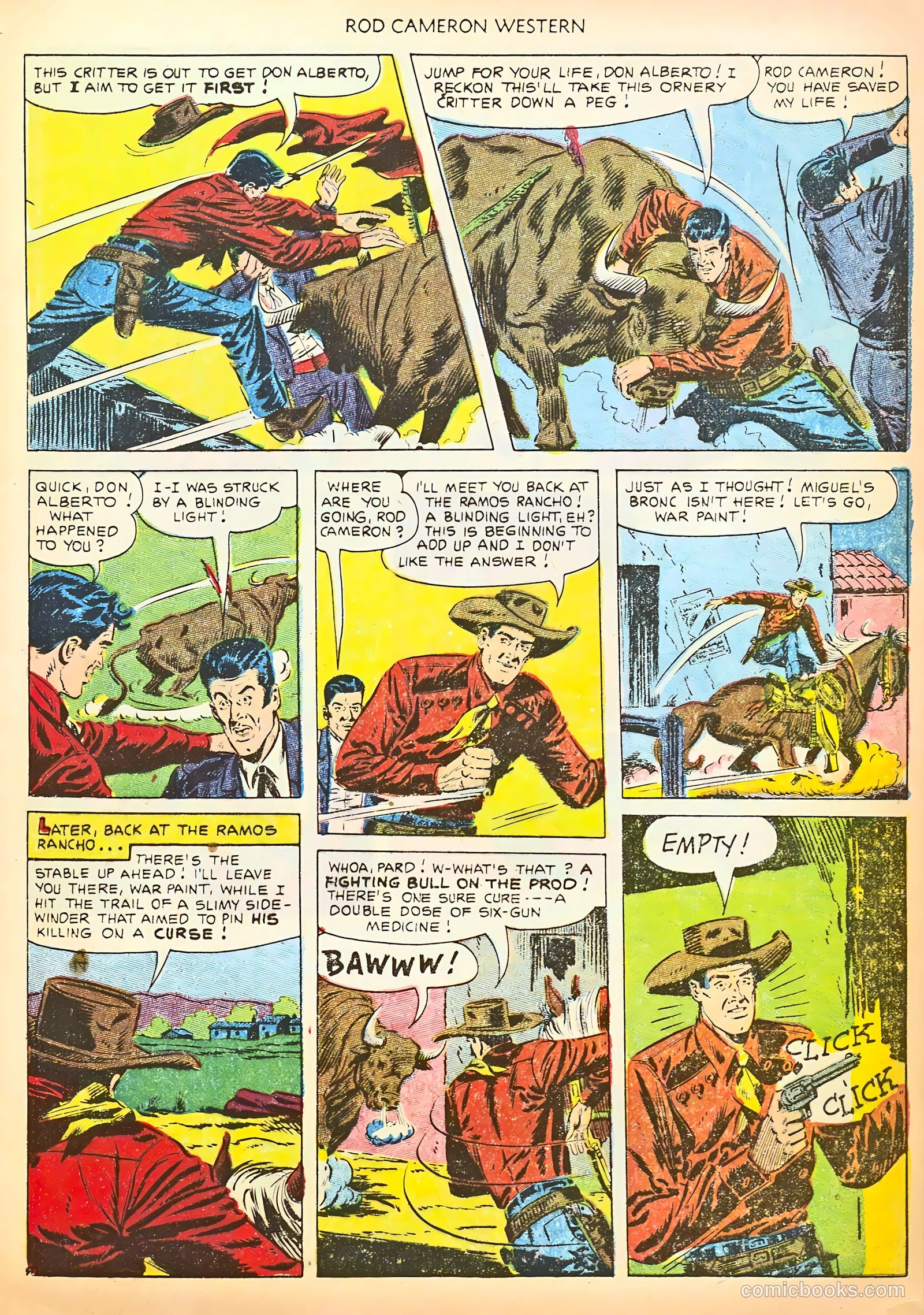 Rod Cameron Western #19 (1953) — page 9 of 36