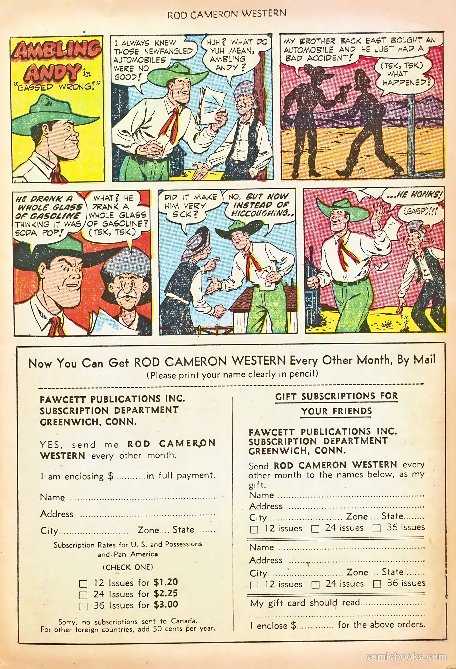 Rod Cameron Western #19 (1953) — page 11 of 36