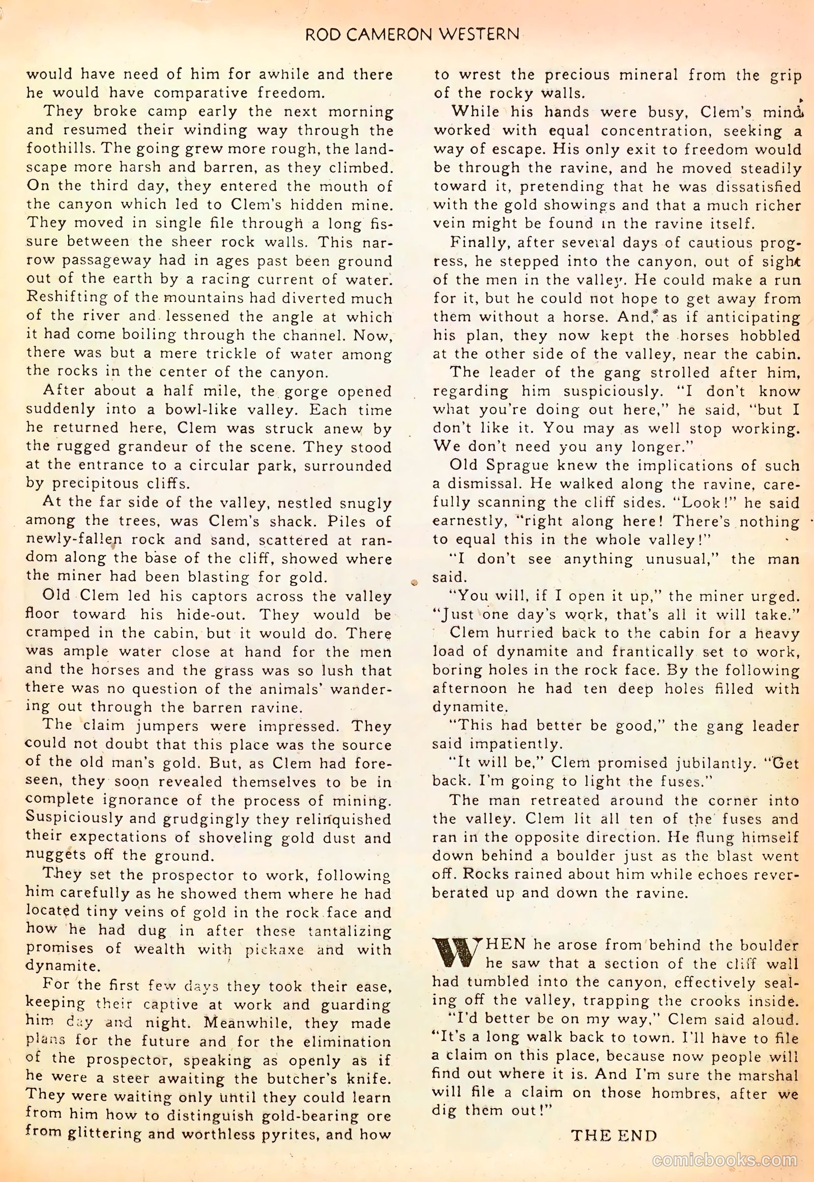Rod Cameron Western #19 (1953) — page 13 of 36