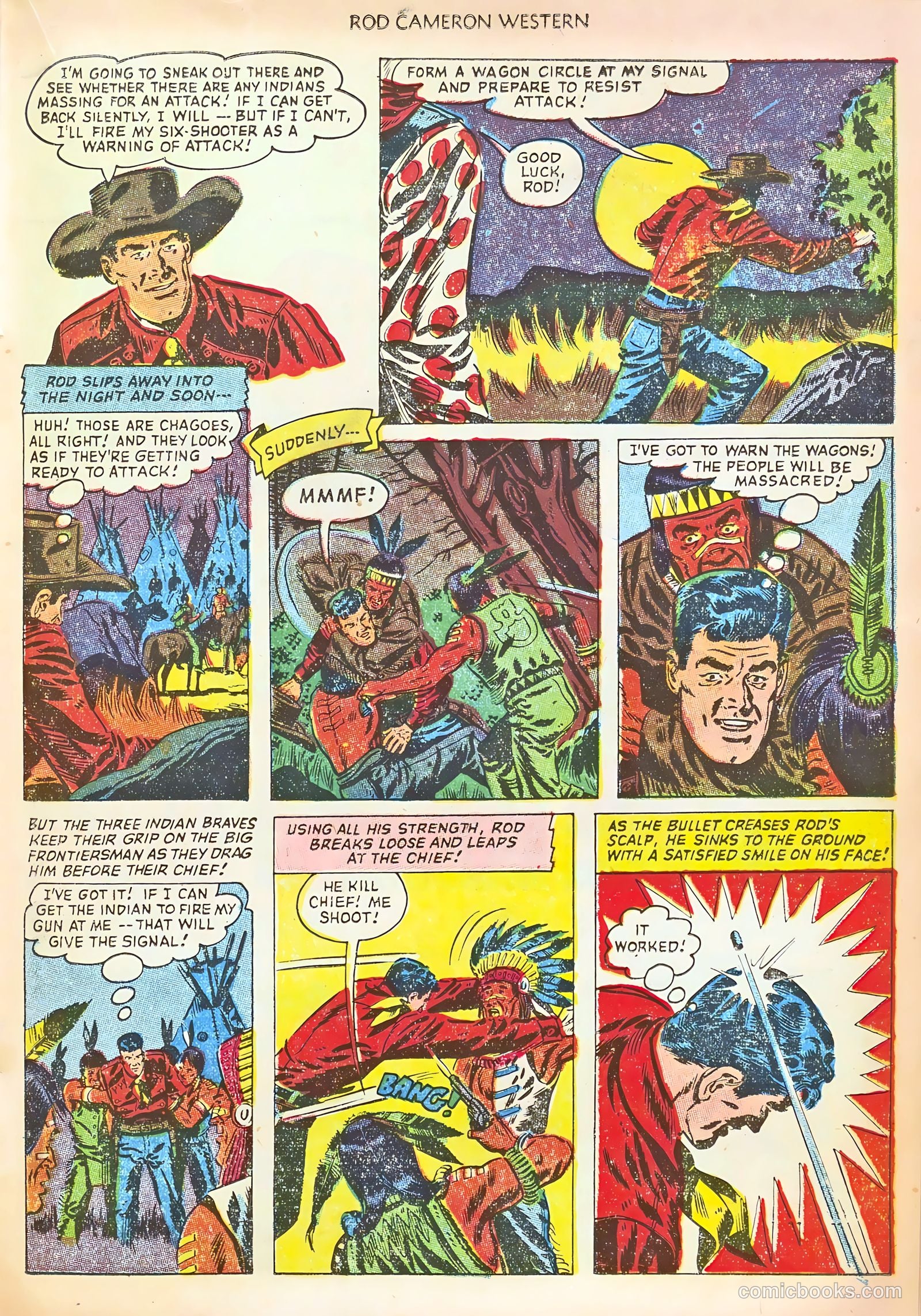 Rod Cameron Western #19 (1953) — page 19 of 36