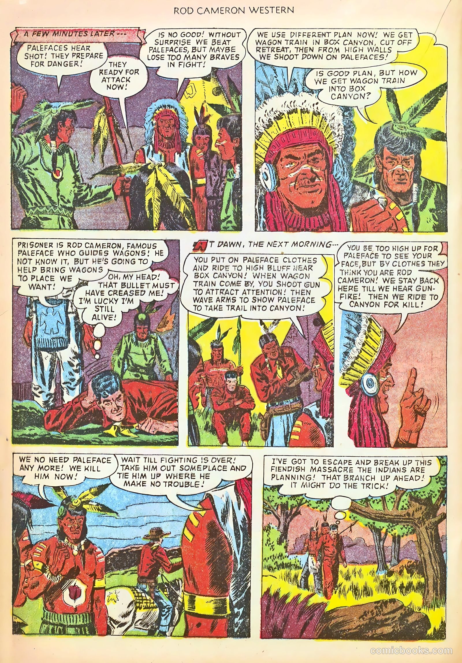 Rod Cameron Western #19 (1953) — page 20 of 36