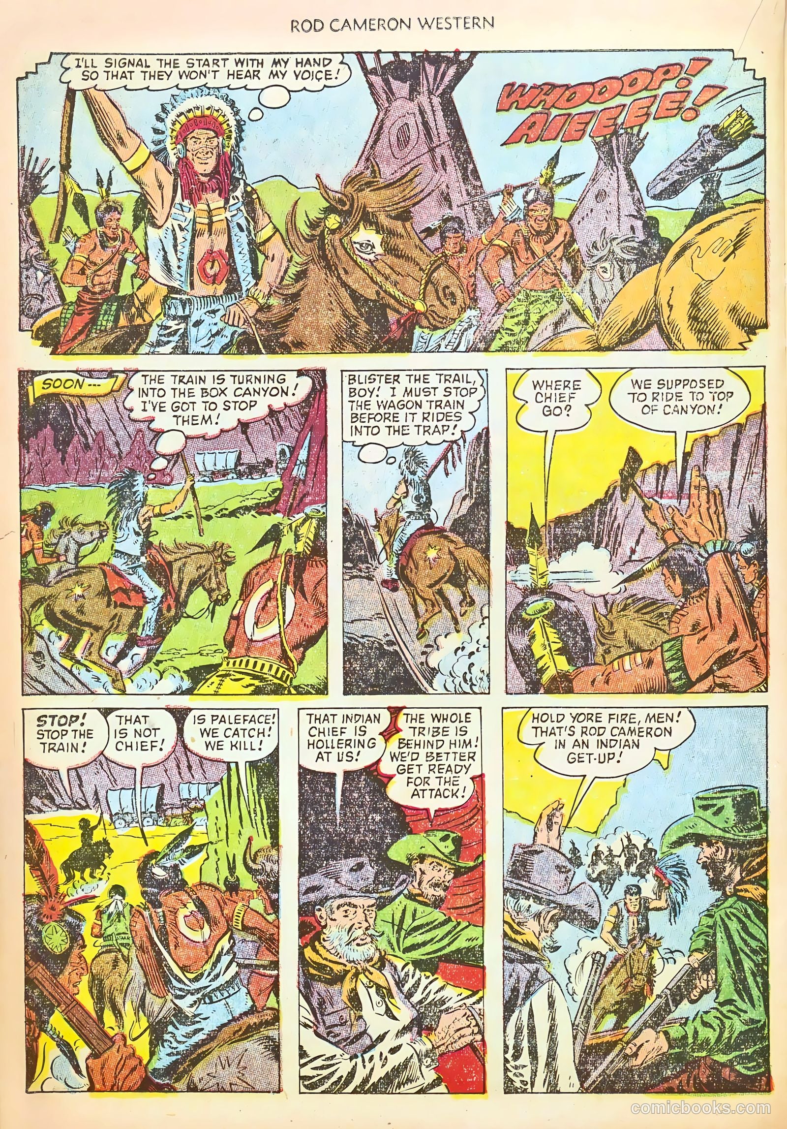 Rod Cameron Western #19 (1953) — page 22 of 36