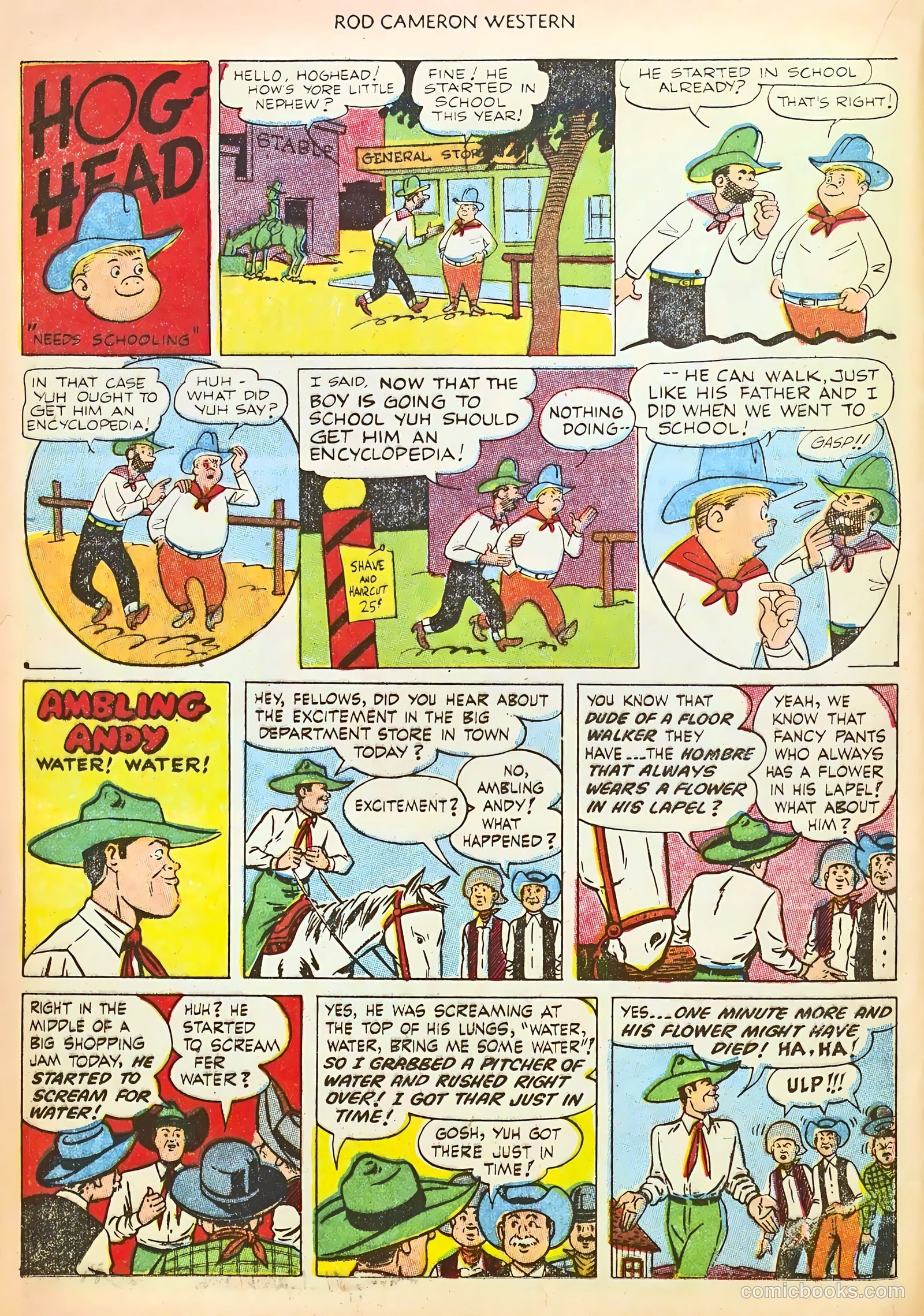 Rod Cameron Western #19 (1953) — page 24 of 36