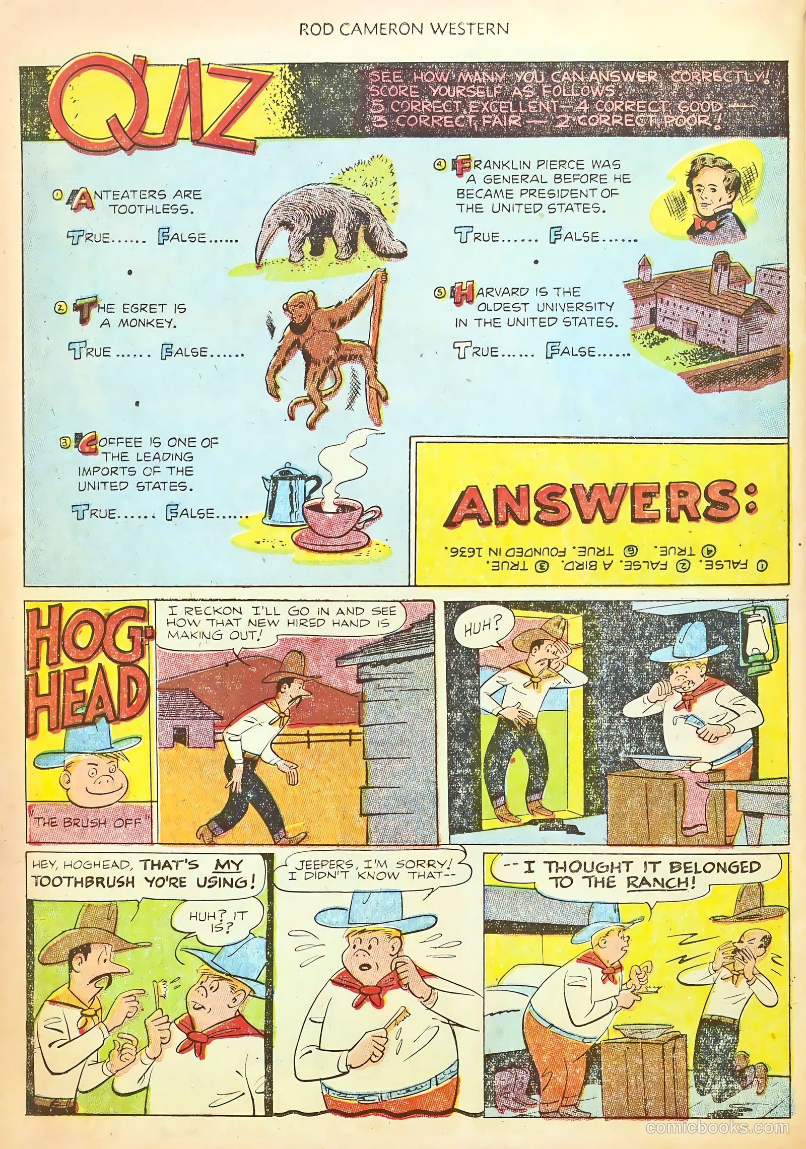 Rod Cameron Western #19 (1953) — page 26 of 36