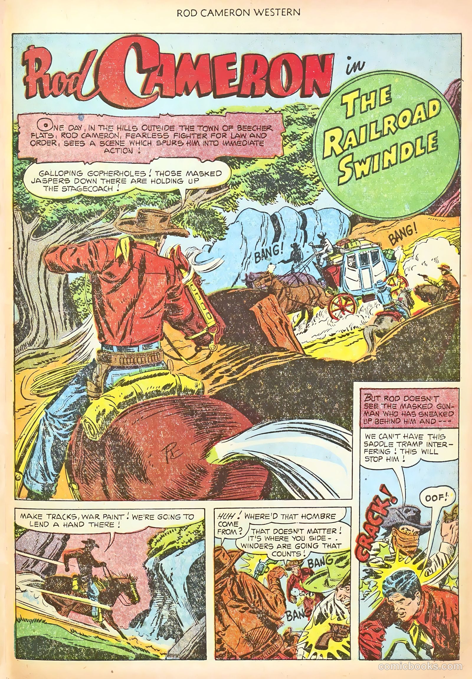 Rod Cameron Western #19 (1953) — page 27 of 36