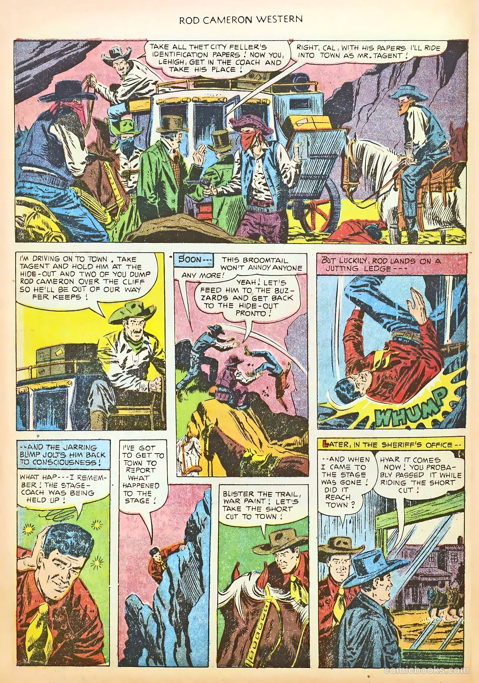 Rod Cameron Western #19 (1953) — page 28 of 36