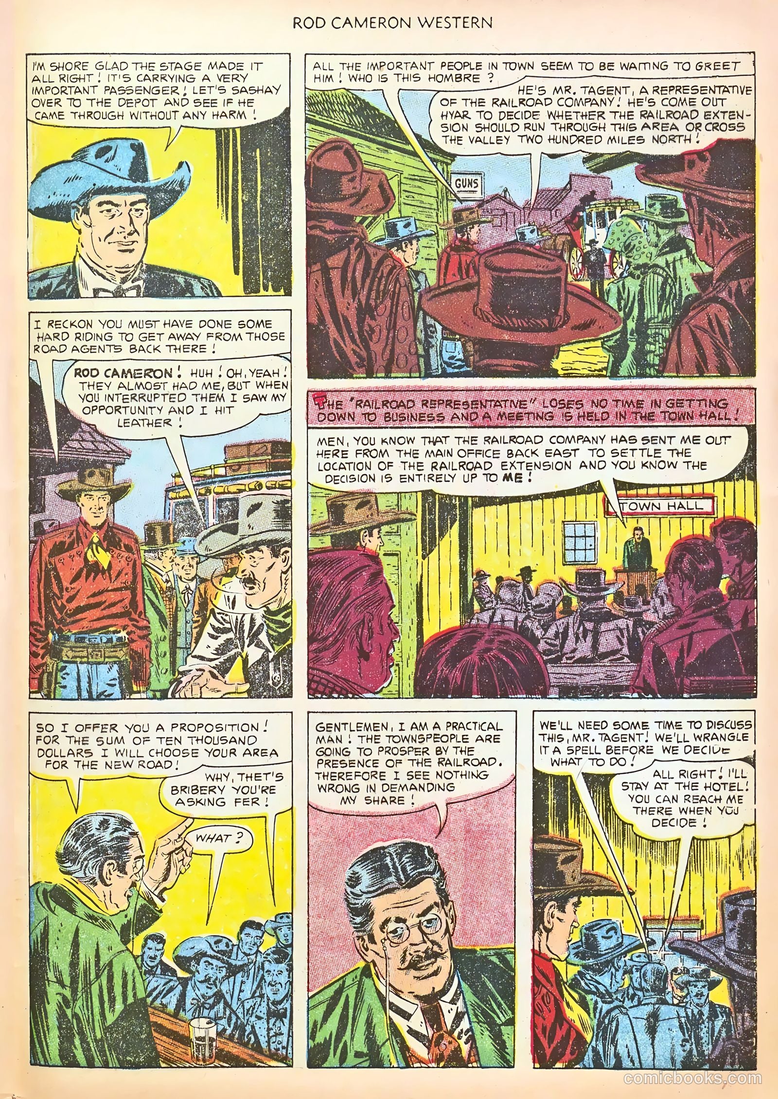 Rod Cameron Western #19 (1953) — page 29 of 36