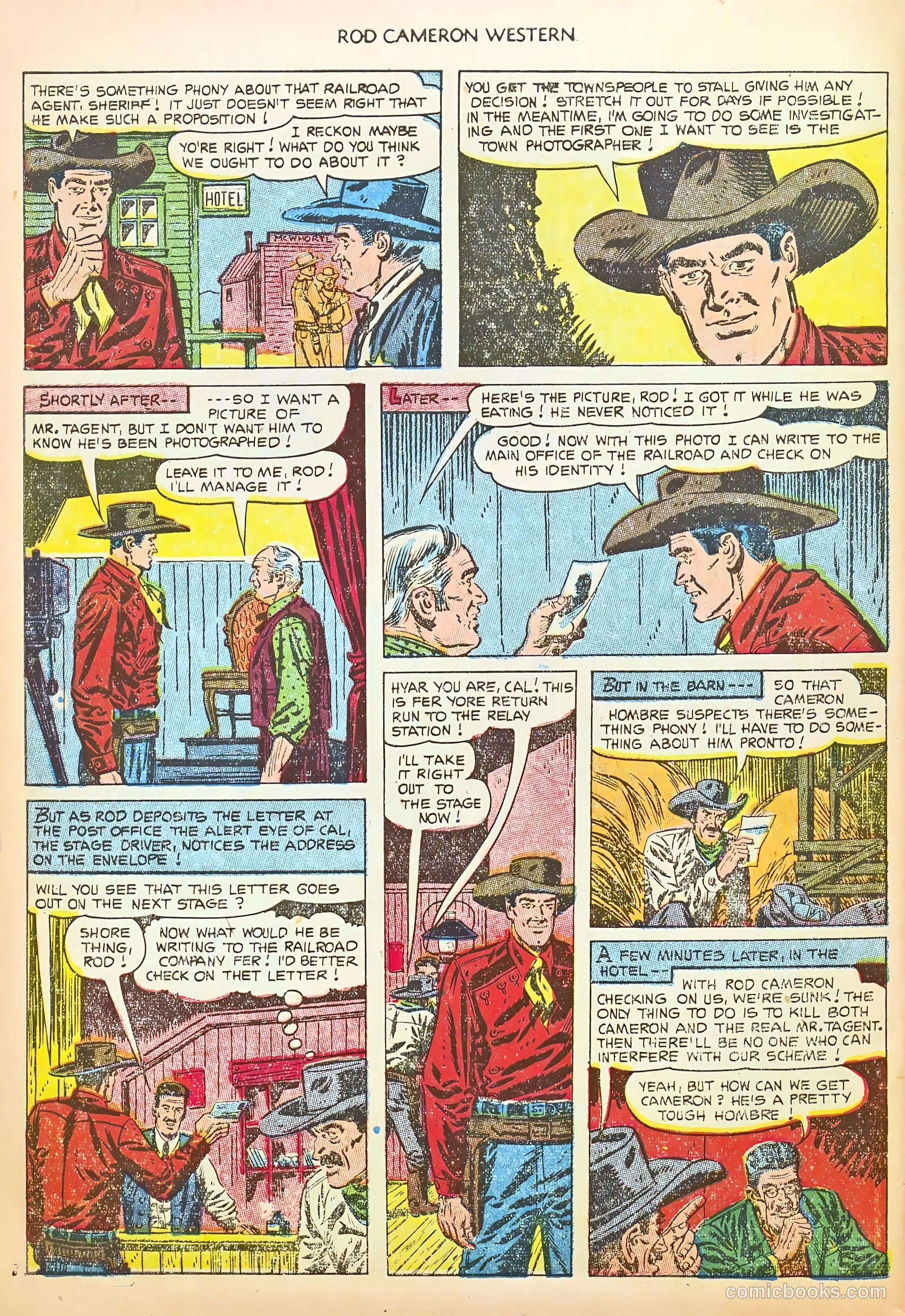 Rod Cameron Western #19 (1953) — page 30 of 36