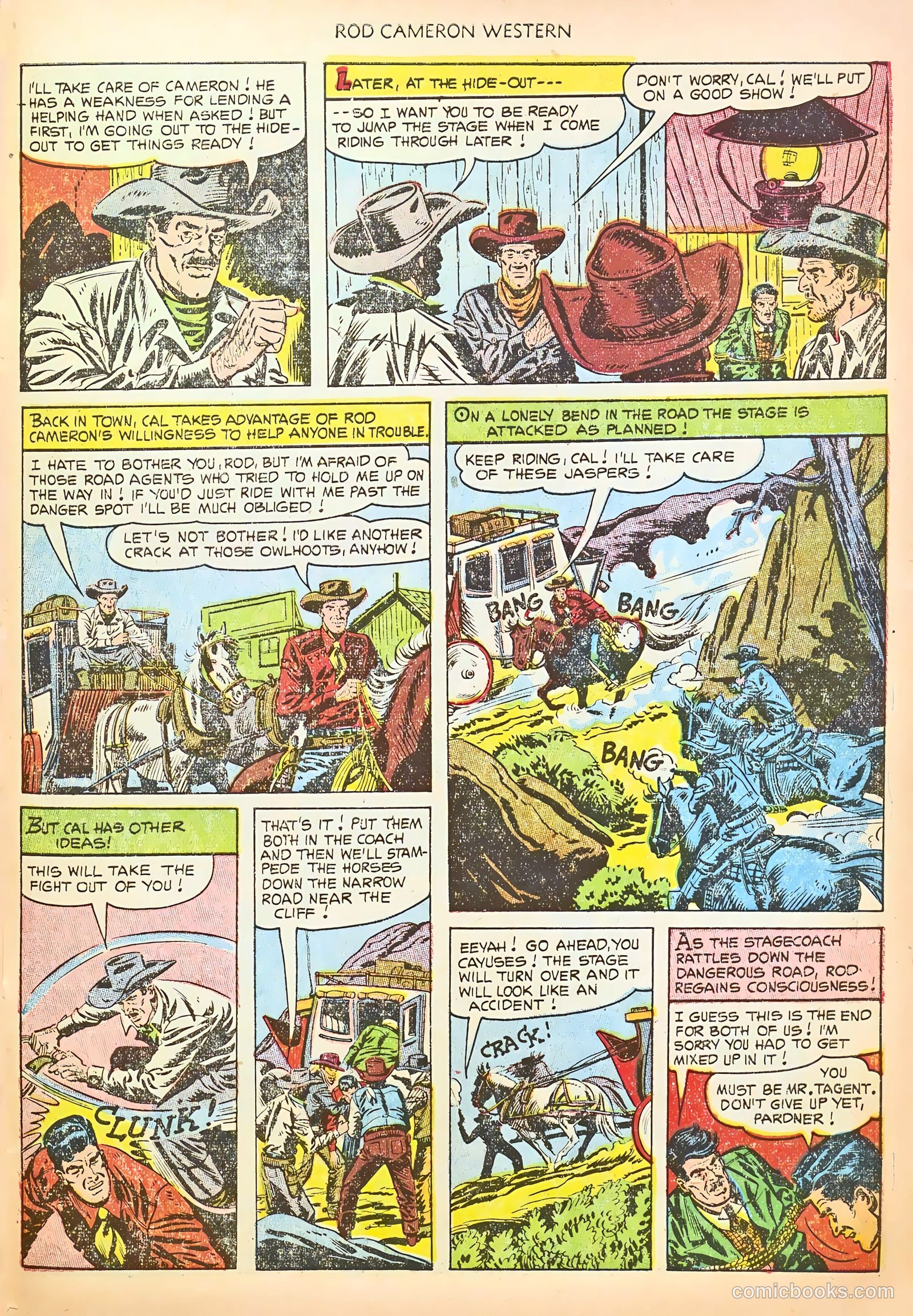 Rod Cameron Western #19 (1953) — page 31 of 36