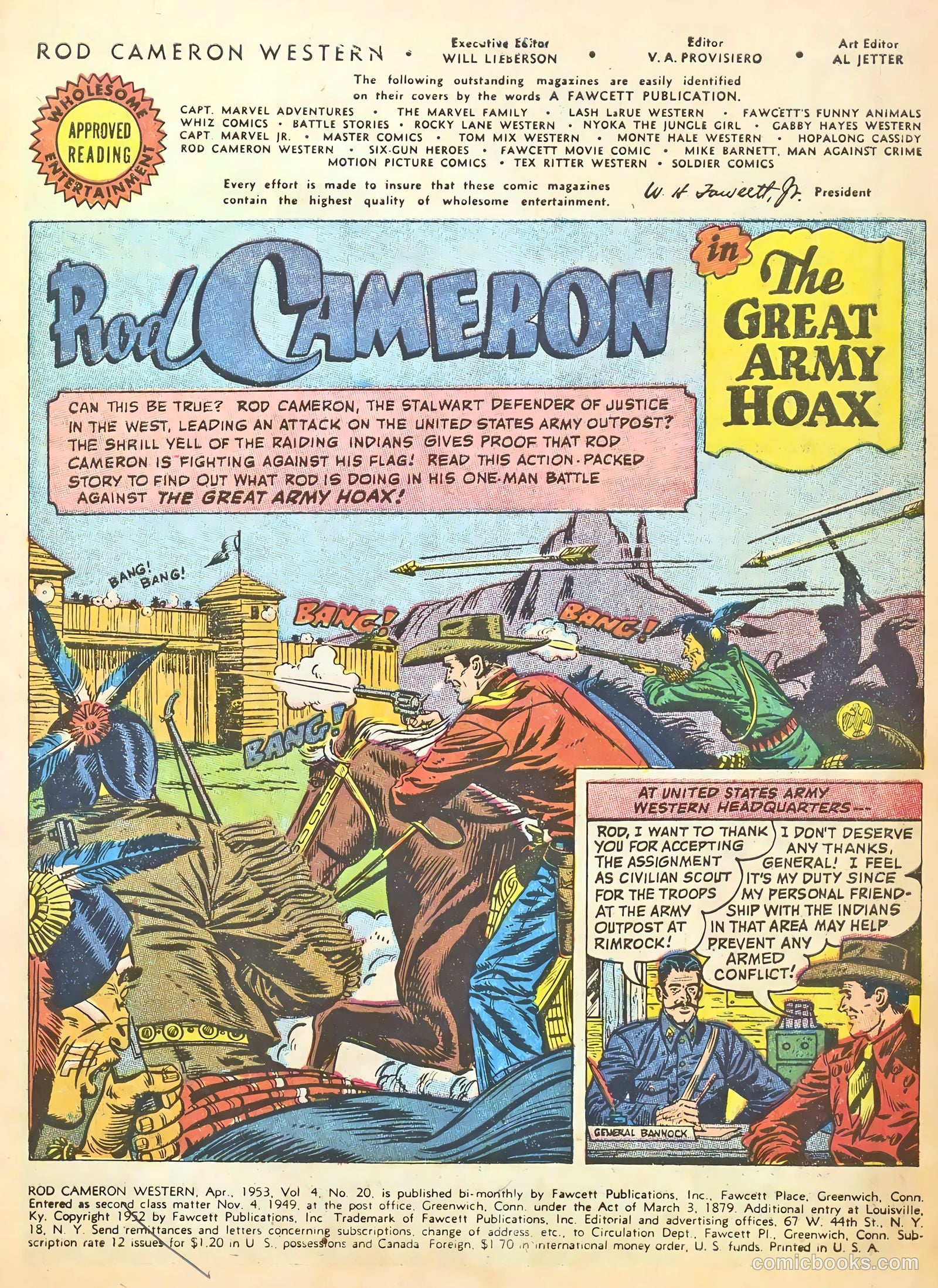 Rod Cameron Western #20 (1953) — page 3 of 36