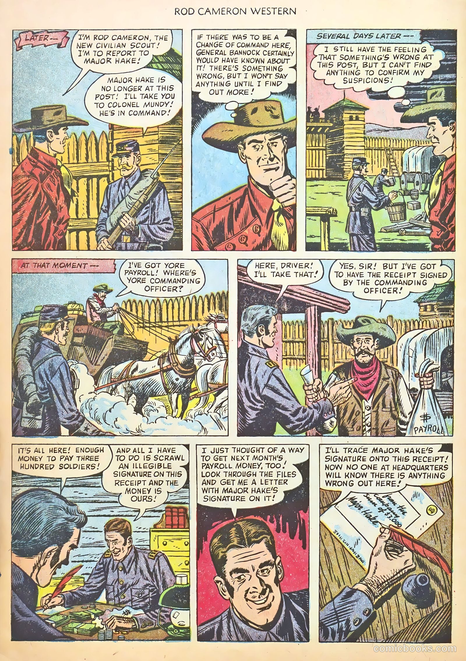 Rod Cameron Western #20 (1953) — page 6 of 36