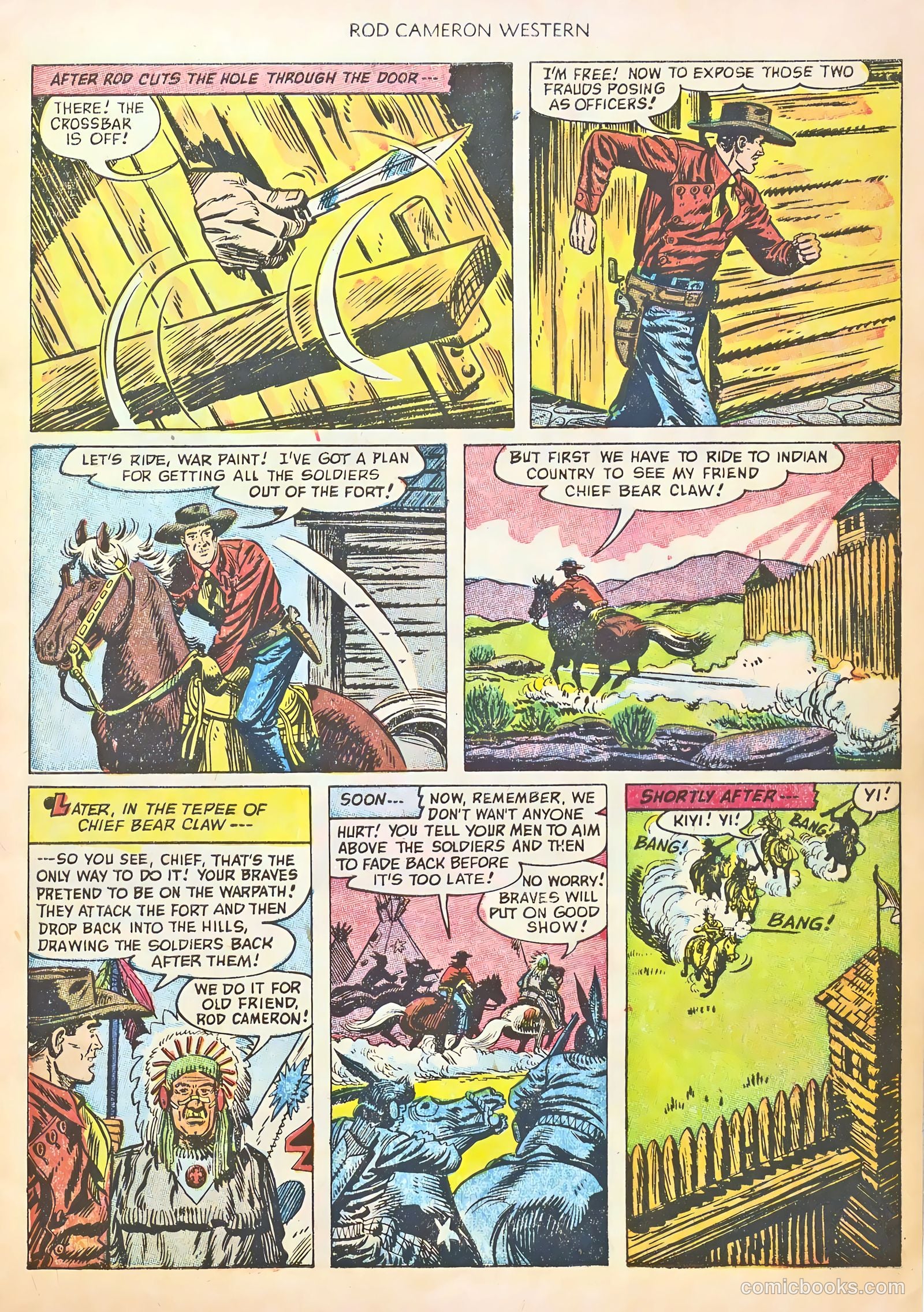 Rod Cameron Western #20 (1953) — page 9 of 36