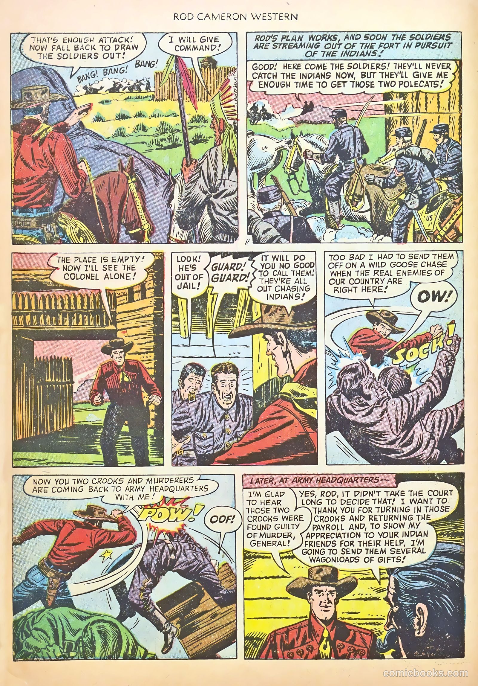 Rod Cameron Western #20 (1953) — page 10 of 36