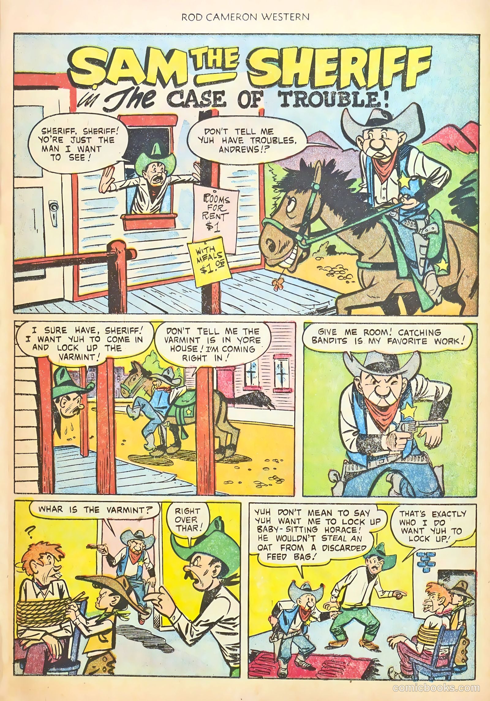Rod Cameron Western #20 (1953) — page 12 of 36
