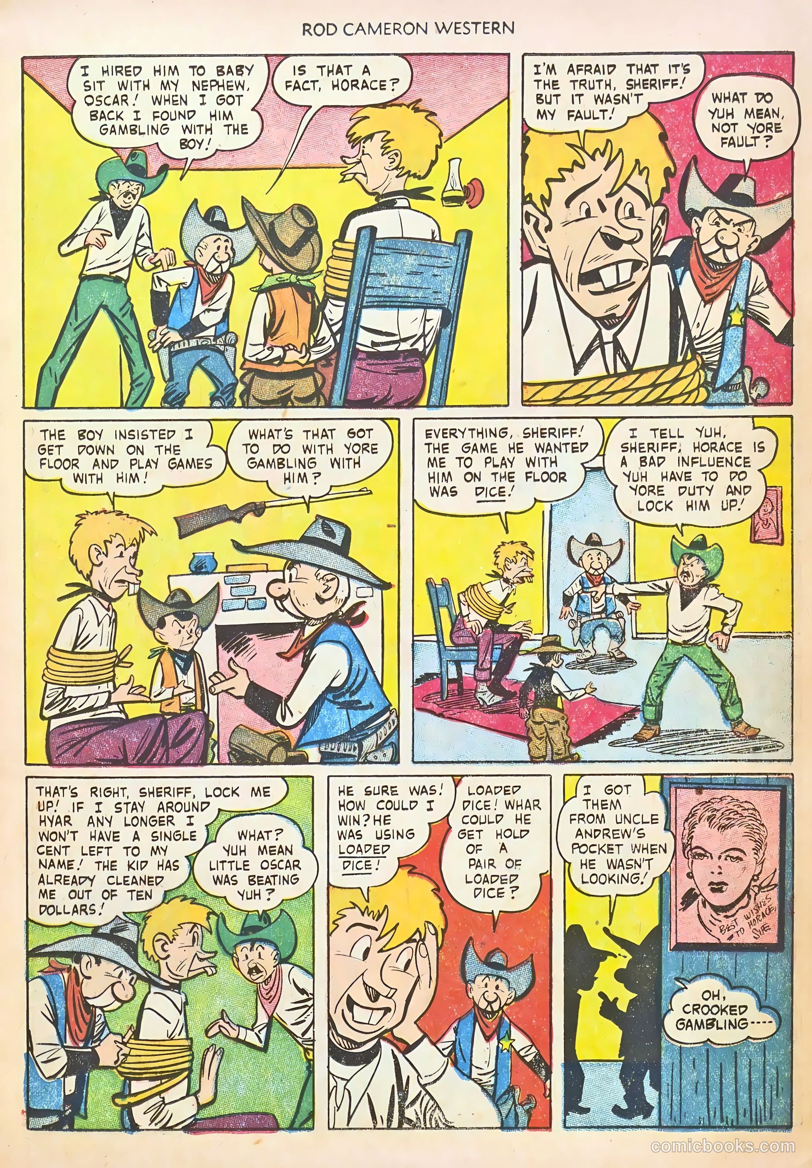 Rod Cameron Western #20 (1953) — page 13 of 36