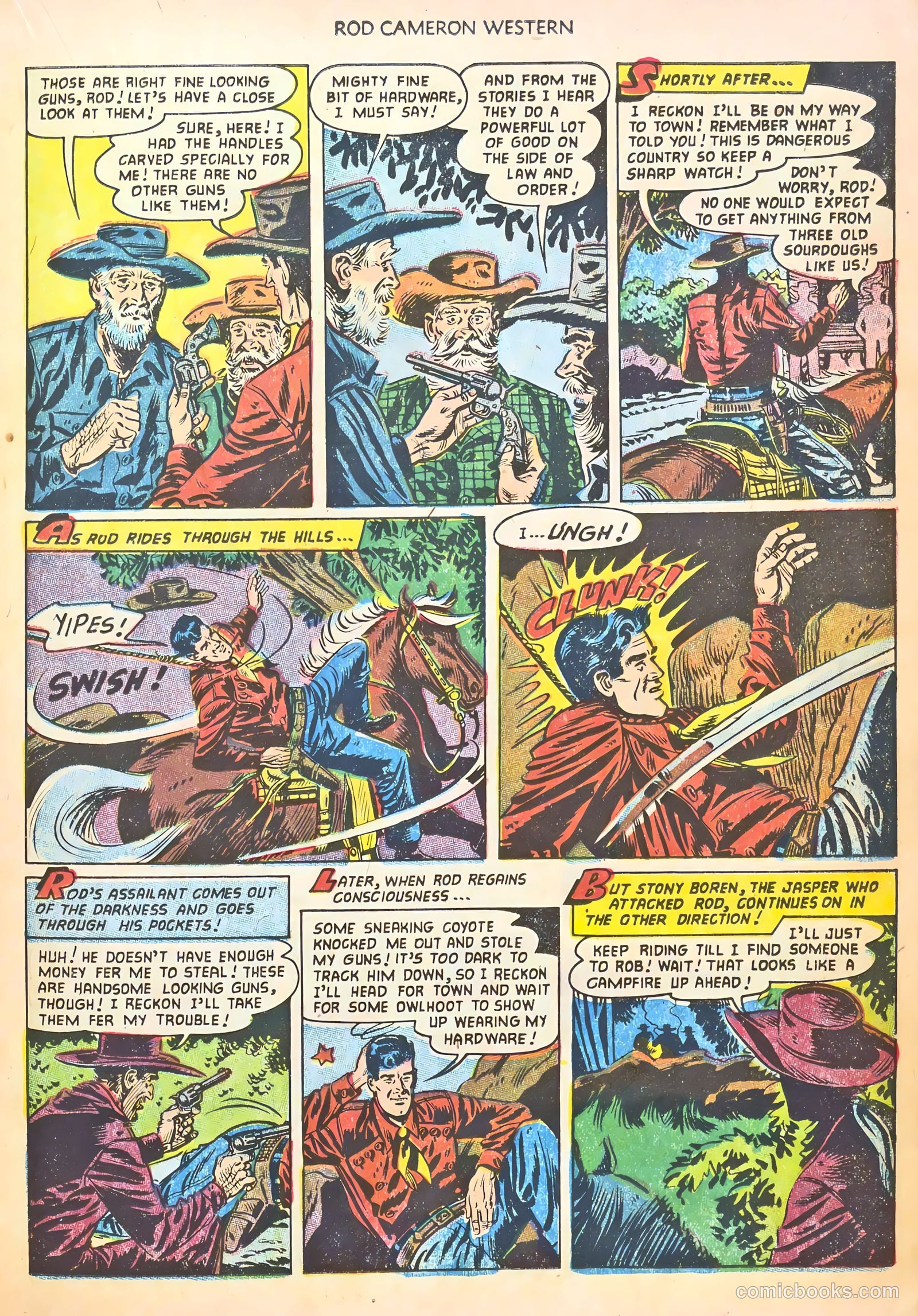 Rod Cameron Western #20 (1953) — page 17 of 36