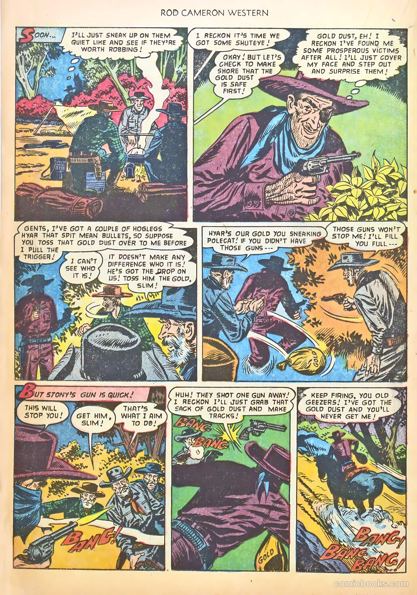 Rod Cameron Western #20 (1953) — page 18 of 36