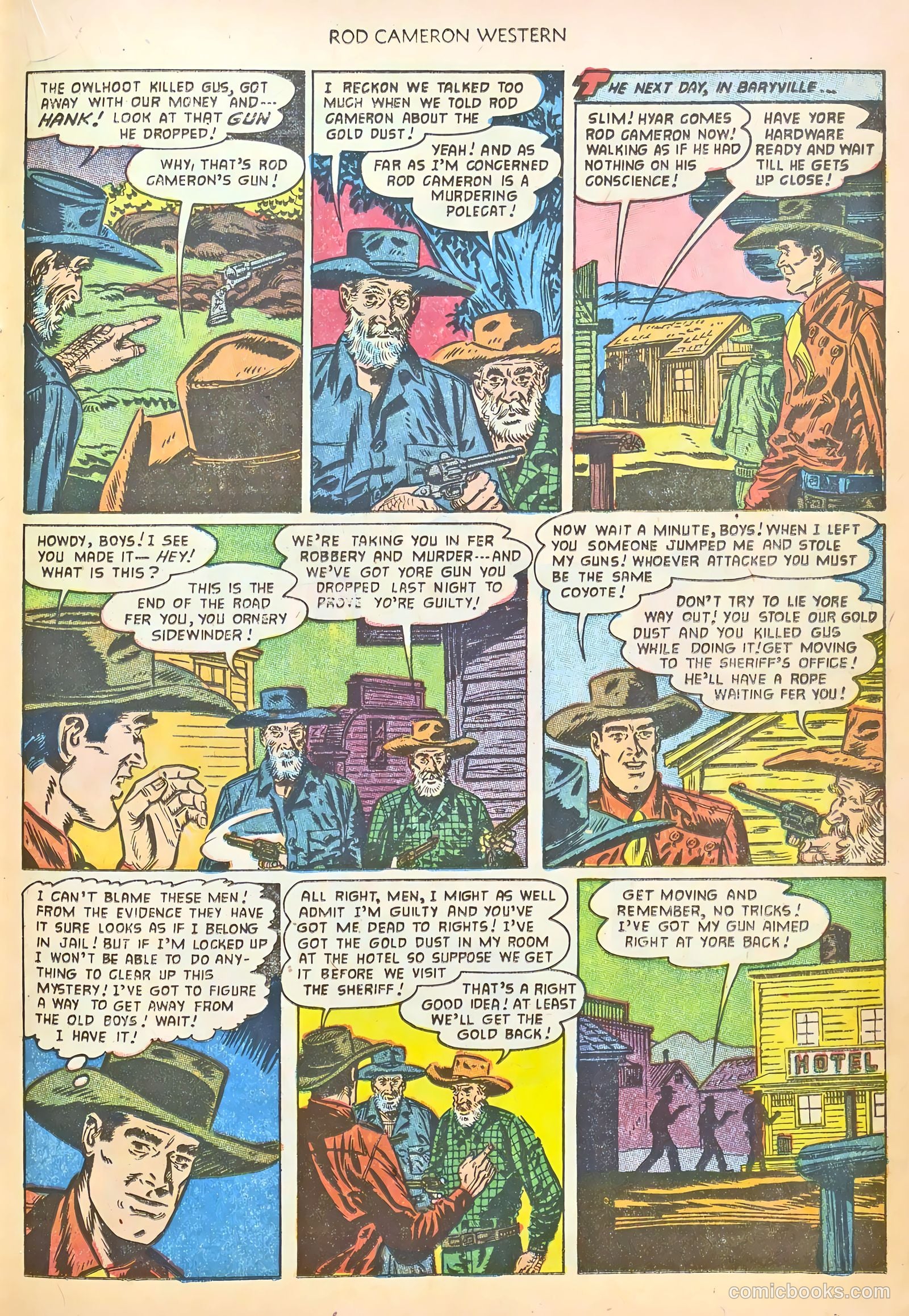 Rod Cameron Western #20 (1953) — page 19 of 36
