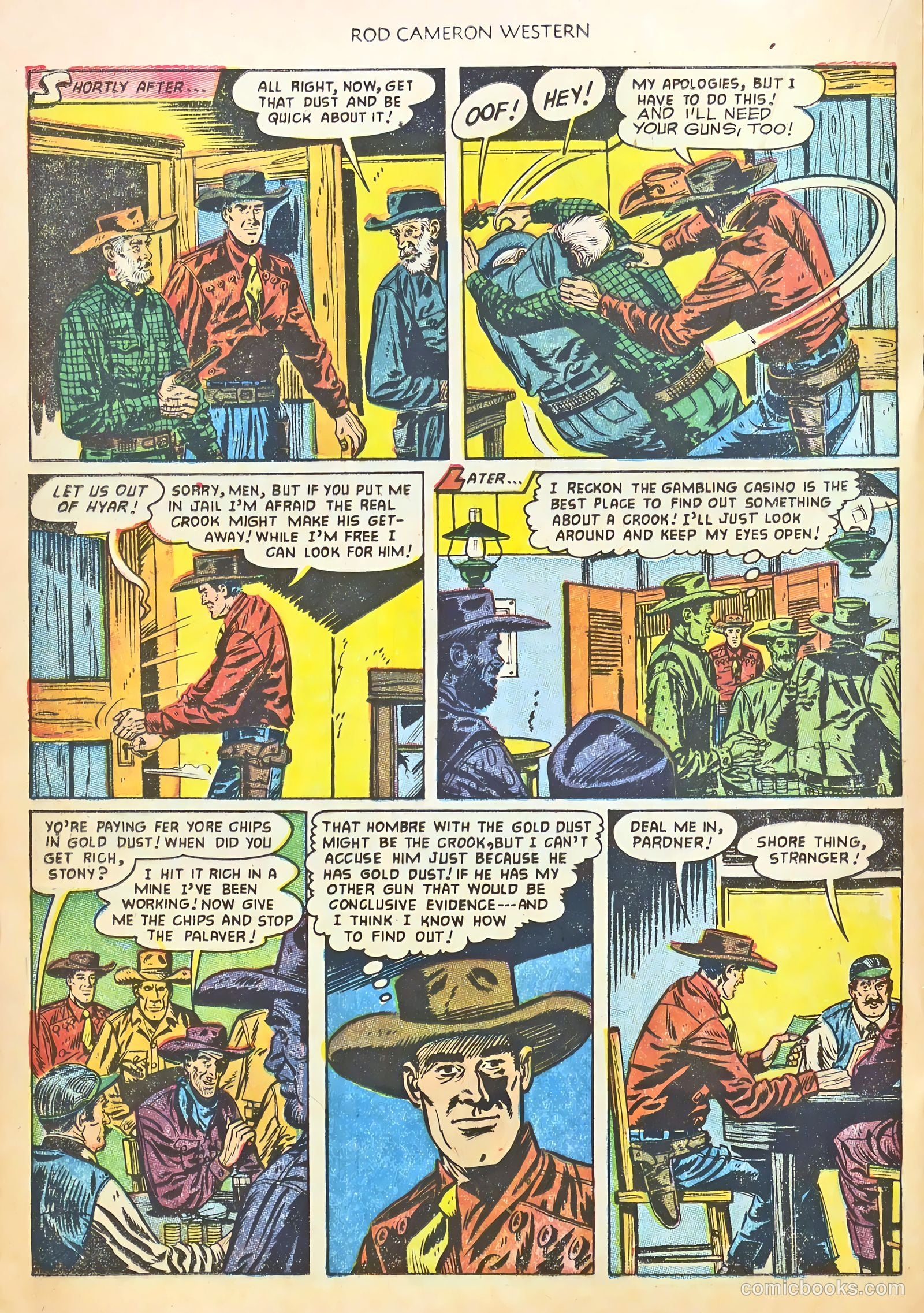 Rod Cameron Western #20 (1953) — page 20 of 36