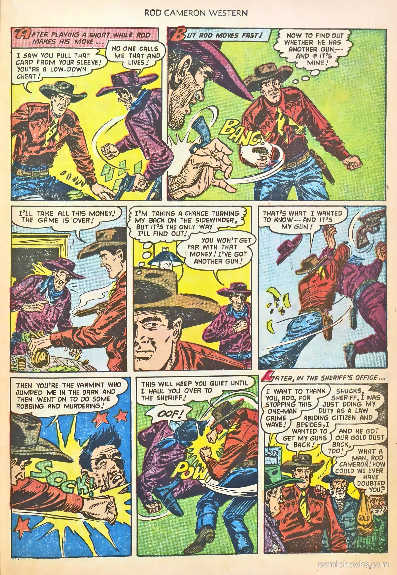 Rod Cameron Western #20 (1953) — page 21 of 36