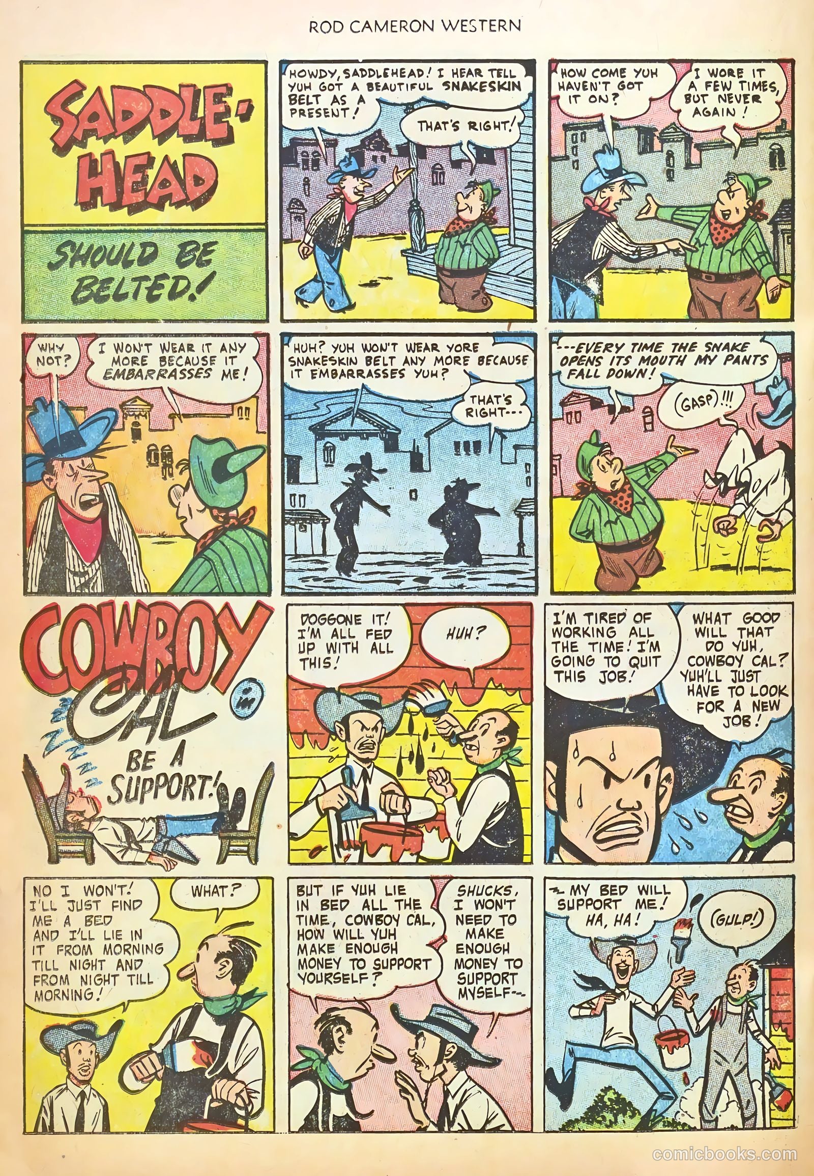 Rod Cameron Western #20 (1953) — page 22 of 36