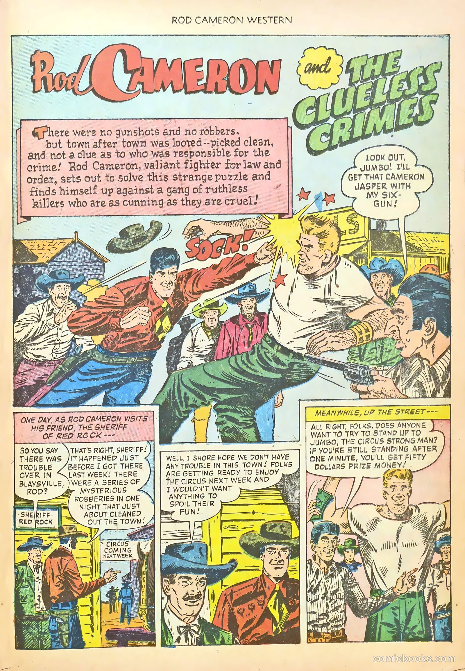 Rod Cameron Western #20 (1953) — page 23 of 36