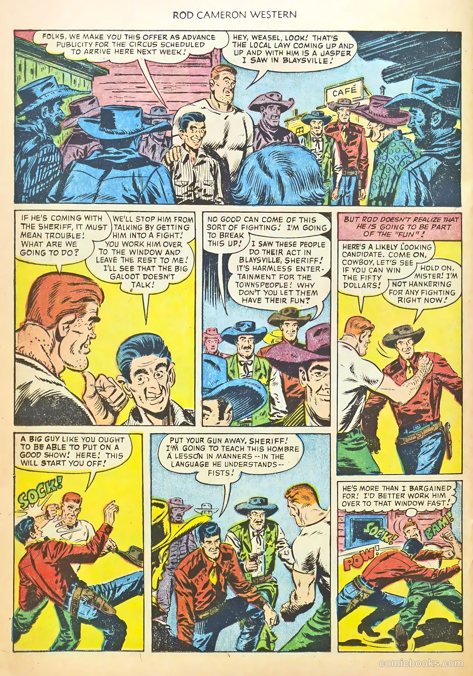 Rod Cameron Western #20 (1953) — page 24 of 36